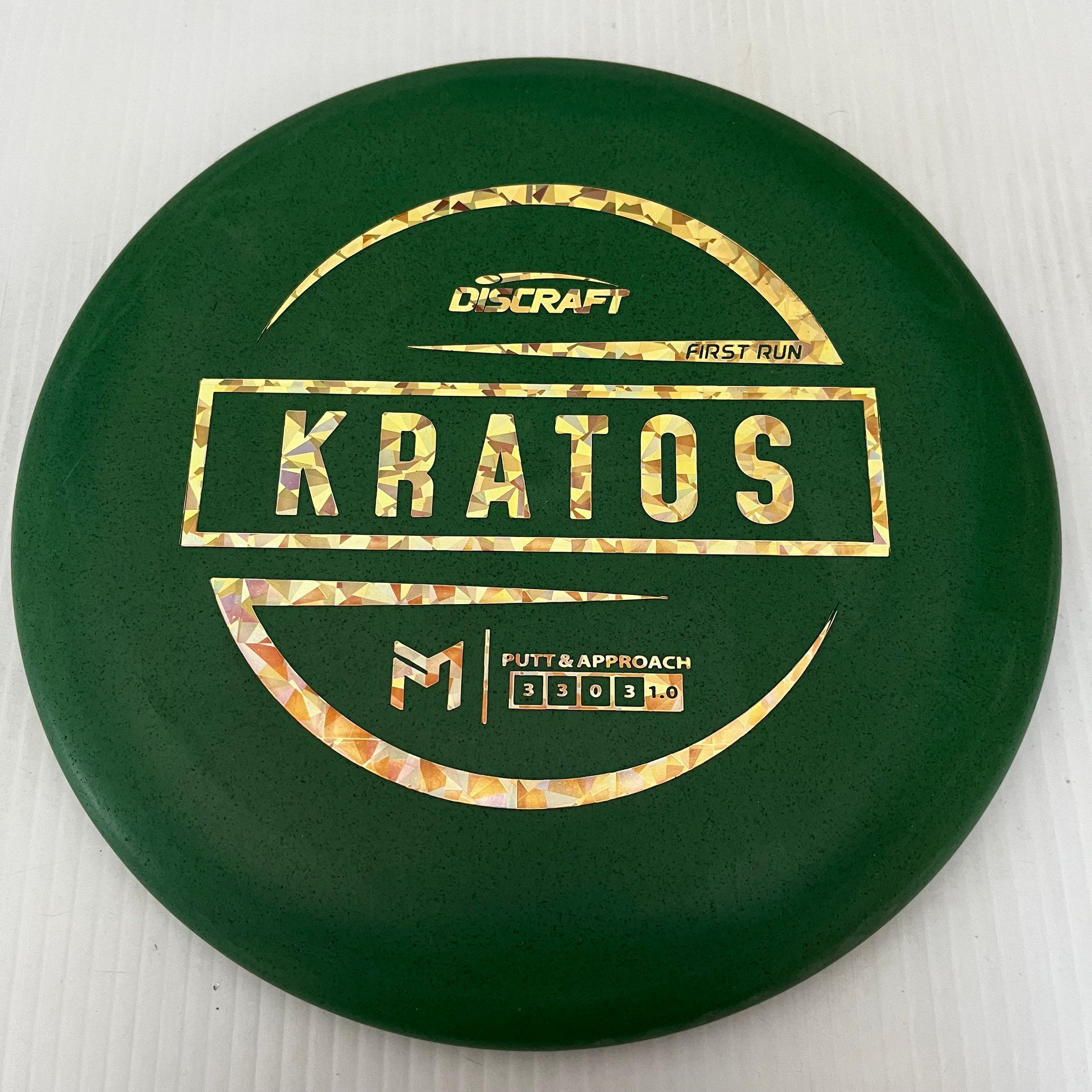 Discraft Paul McBeth First Run Rubber Blend Kratos 3/3/0/3