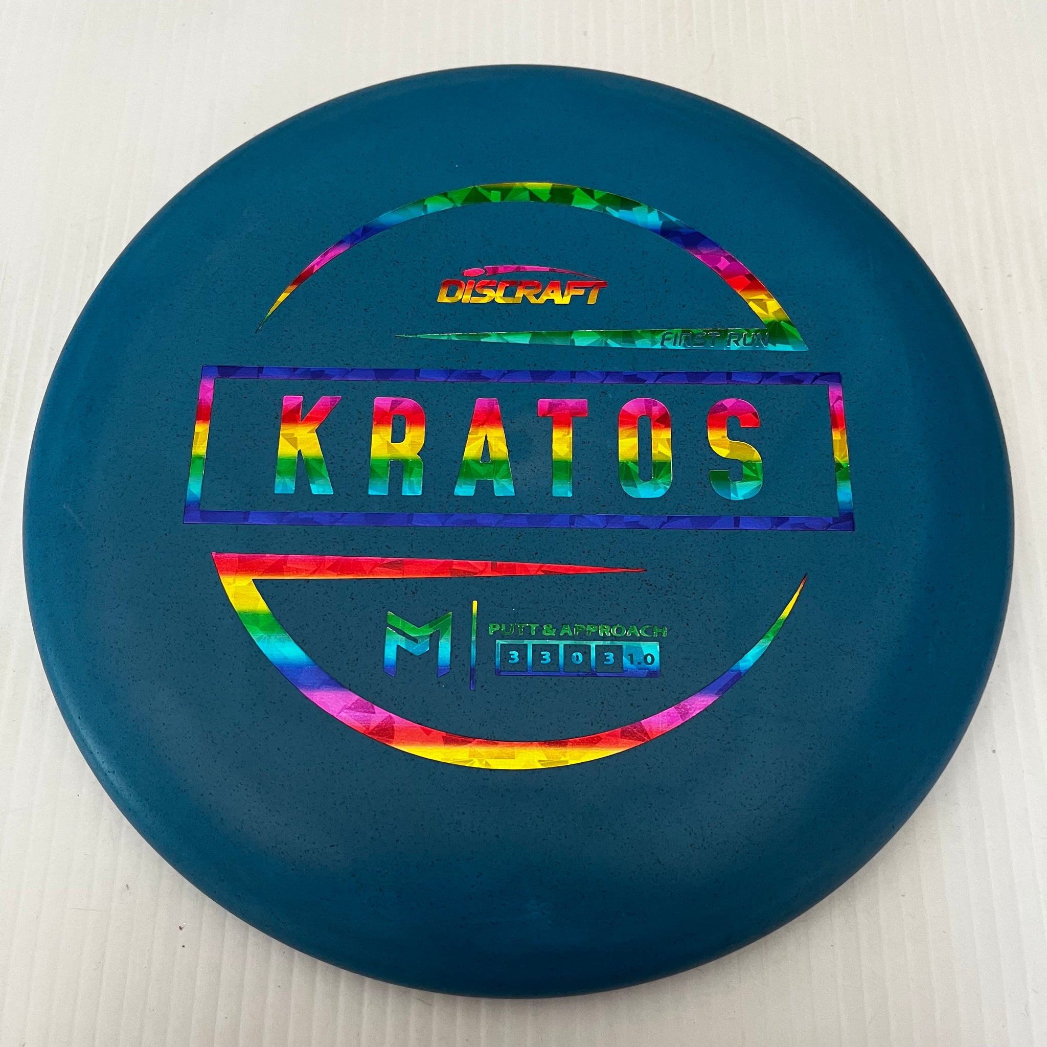 Discraft Paul McBeth First Run Rubber Blend Kratos 3/3/0/3