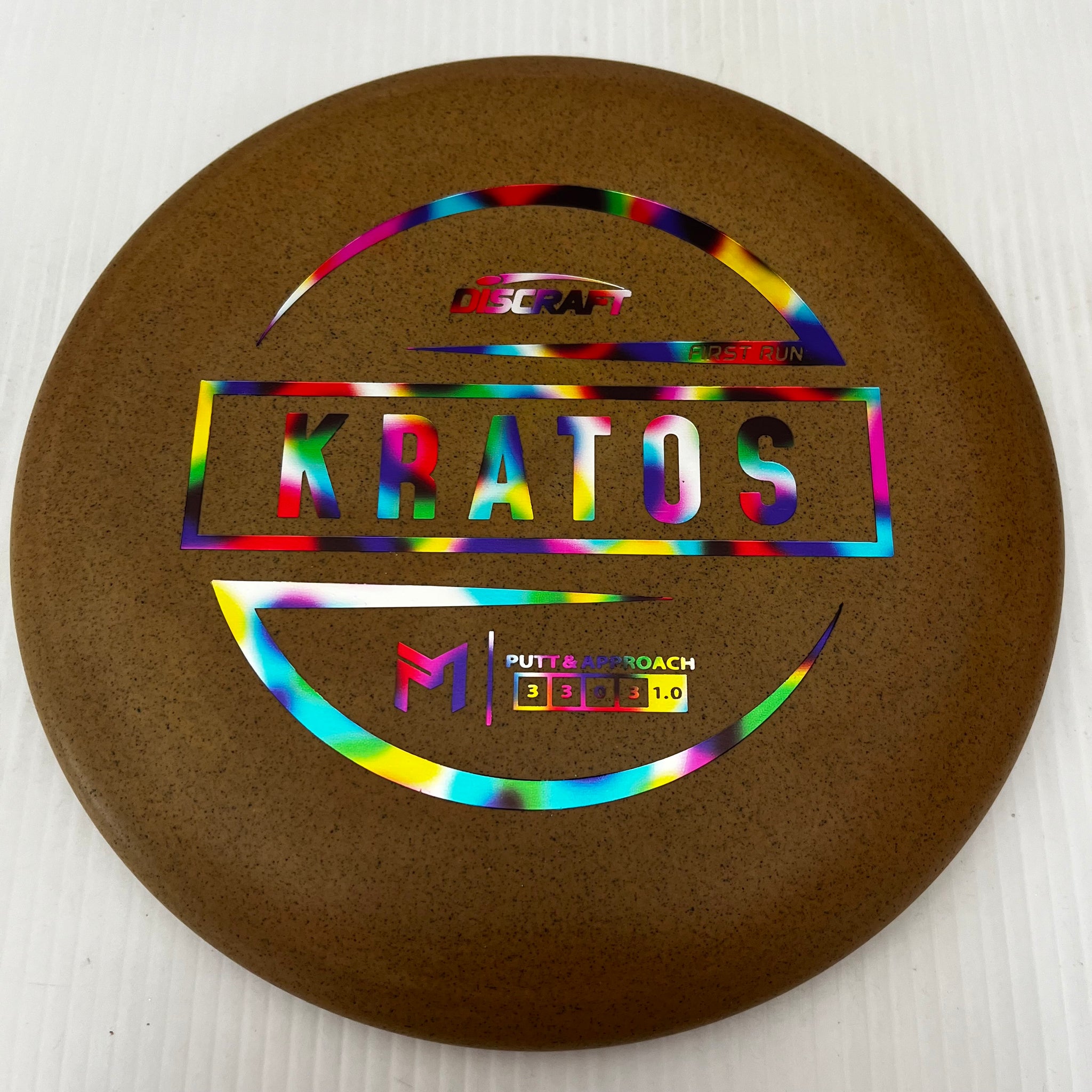 Discraft Paul McBeth First Run Rubber Blend Kratos 3/3/0/3