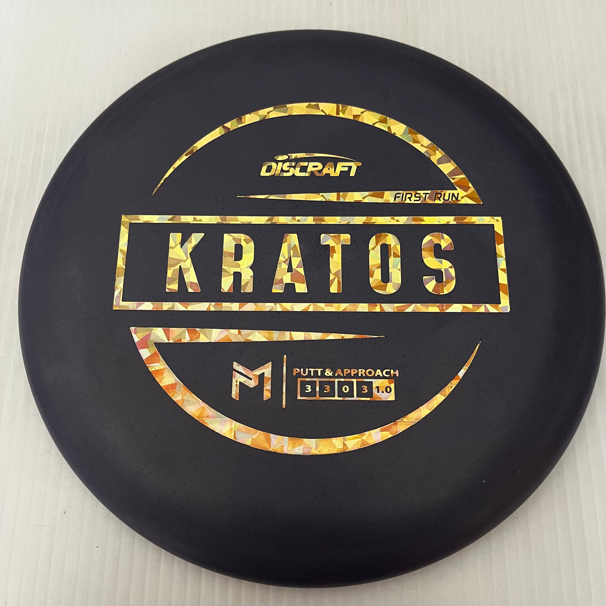 Discraft Paul McBeth First Run Rubber Blend Kratos 3/3/0/3