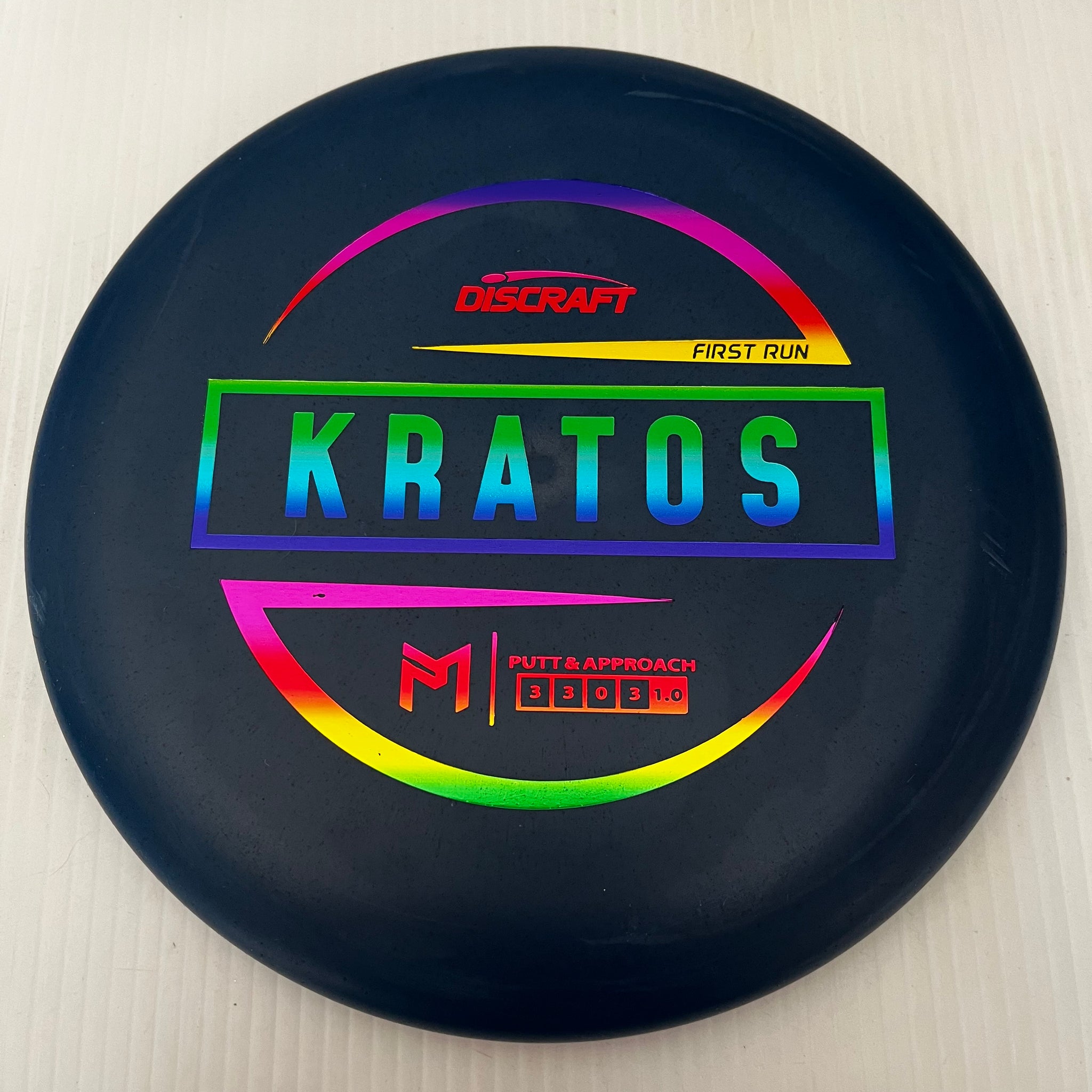 Discraft Paul McBeth First Run Rubber Blend Kratos 3/3/0/3