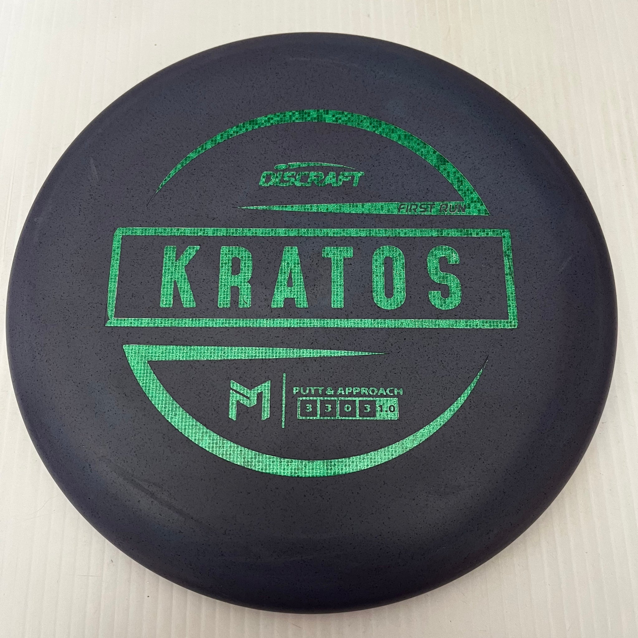 Discraft Paul McBeth First Run Rubber Blend Kratos 3/3/0/3