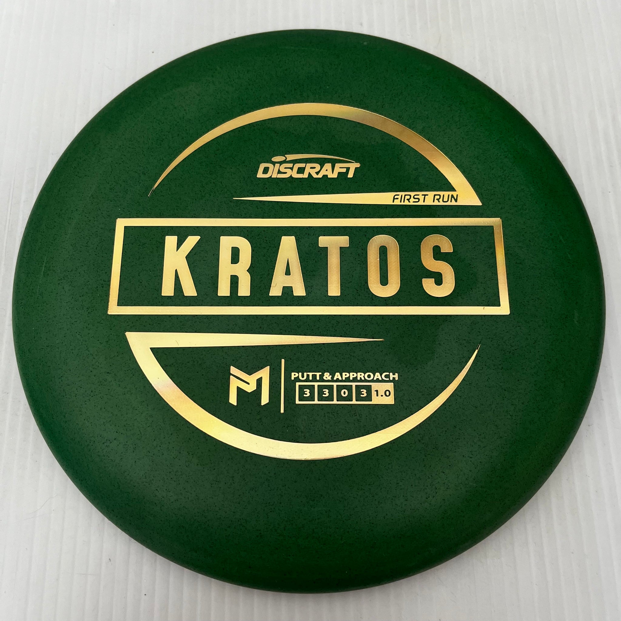 Discraft Paul McBeth First Run Rubber Blend Kratos 3/3/0/3