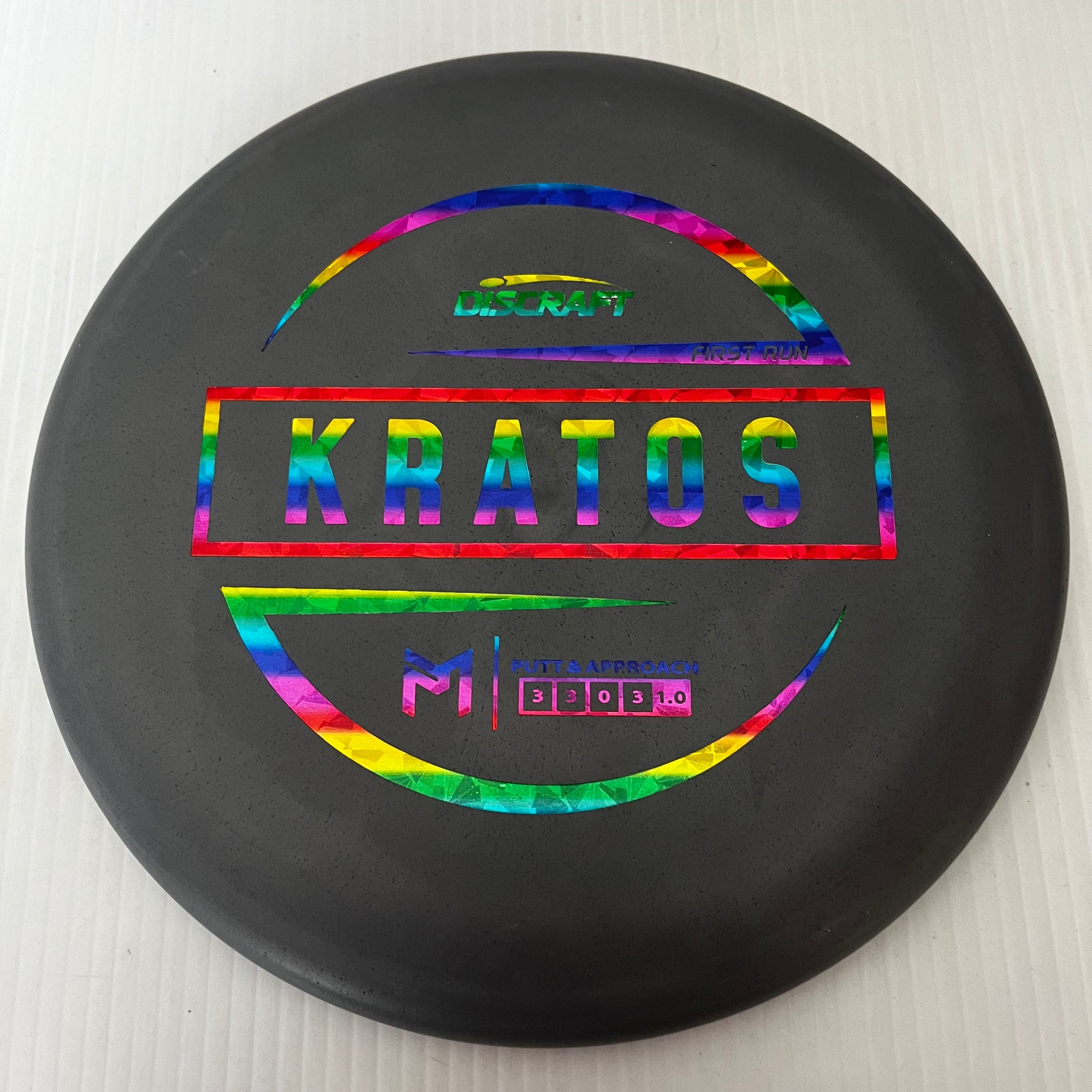 Discraft Paul McBeth First Run Rubber Blend Kratos 3/3/0/3