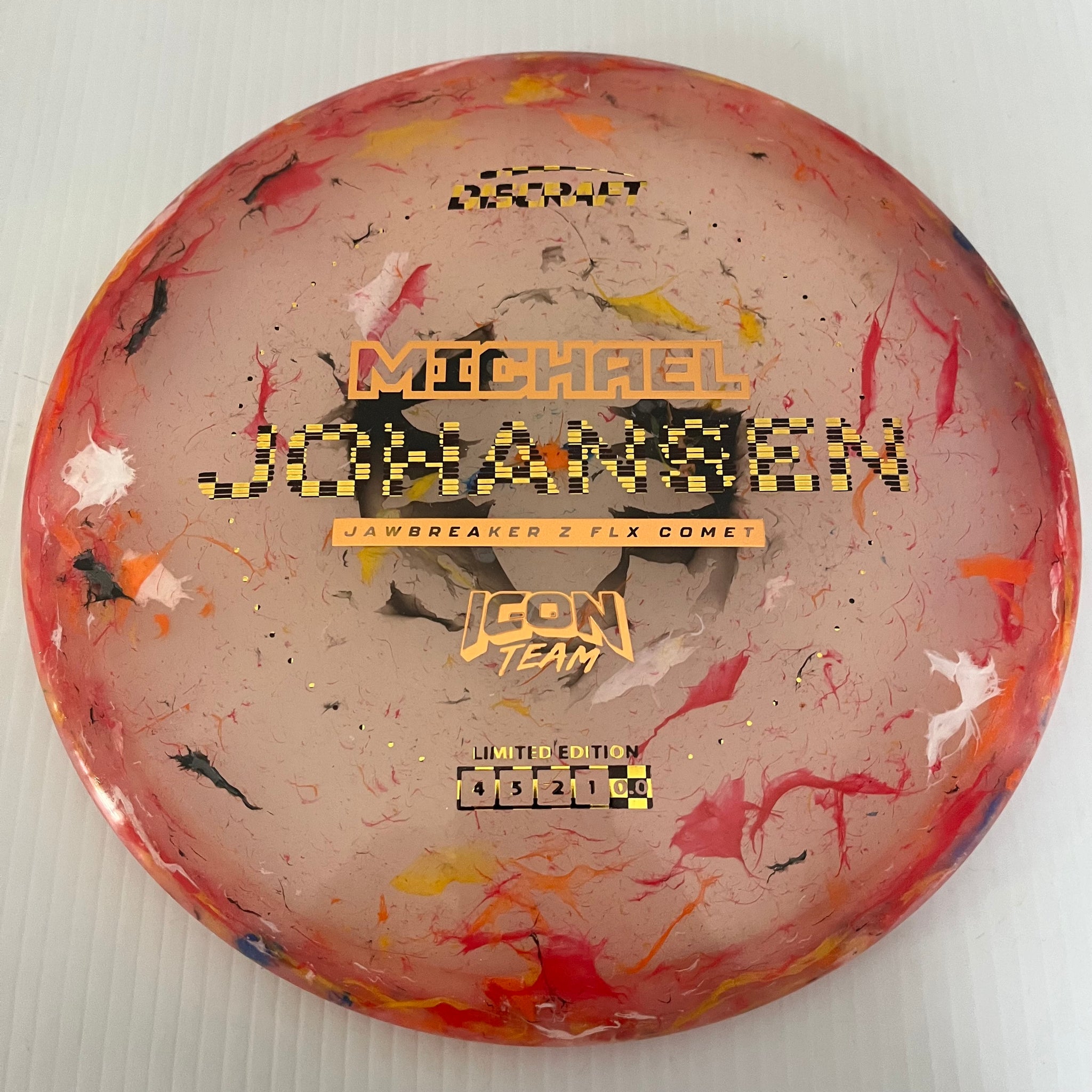 Discraft 2024 Michael Johansen Icon Team Series Jawbreaker Z FLX Comet 4/5/-2/1