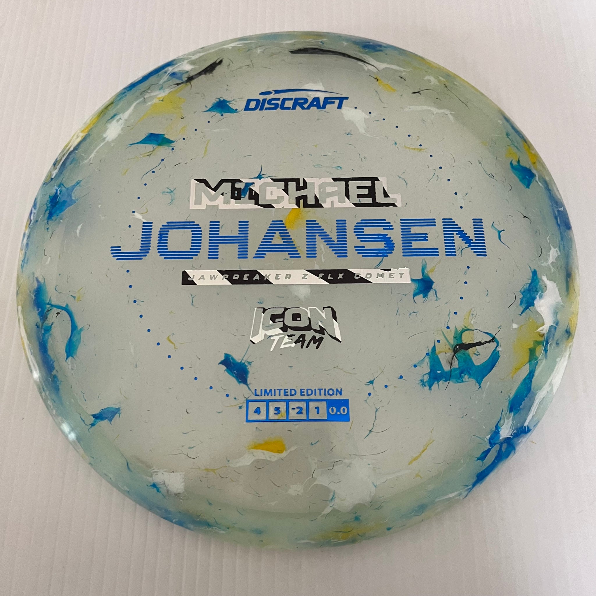 Discraft 2024 Michael Johansen Icon Team Series Jawbreaker Z FLX Comet 4/5/-2/1