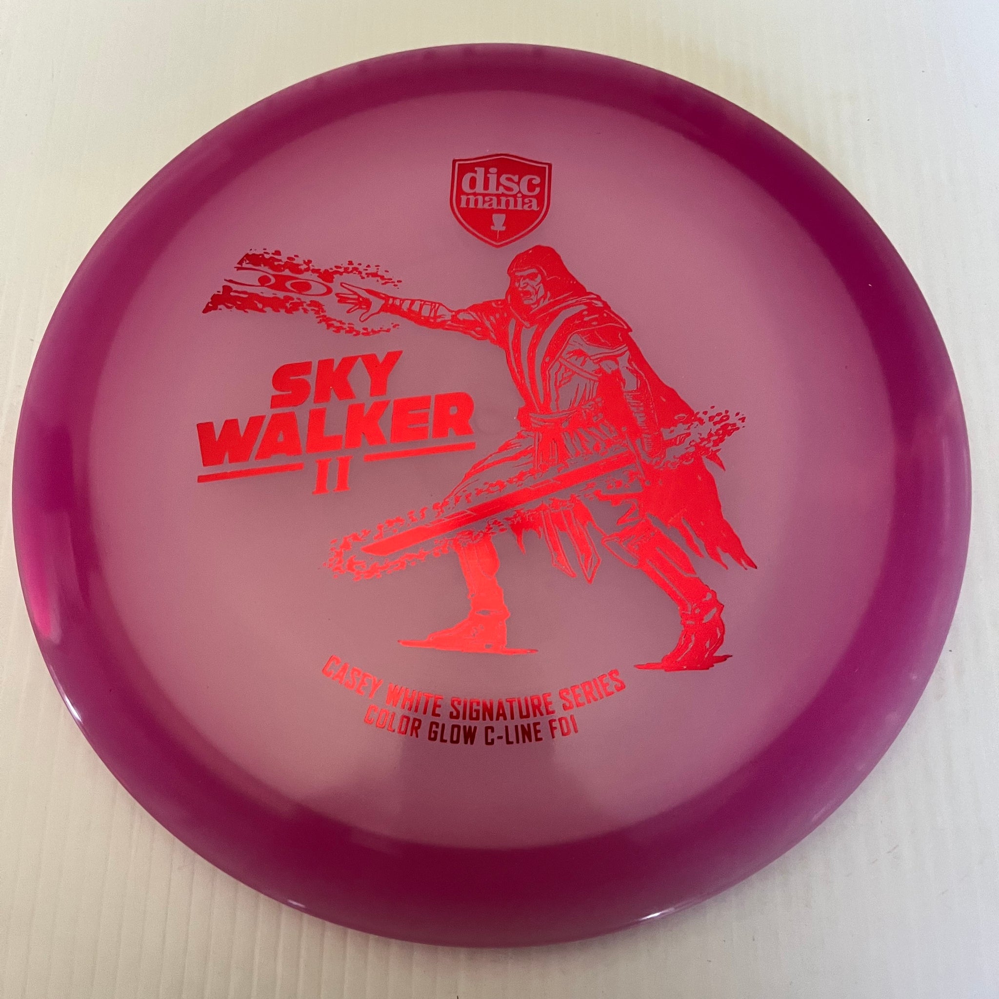 Discmania Casey White Signature Series Skywalker 2 Color Glow C-Line FD1 7/4/0/2