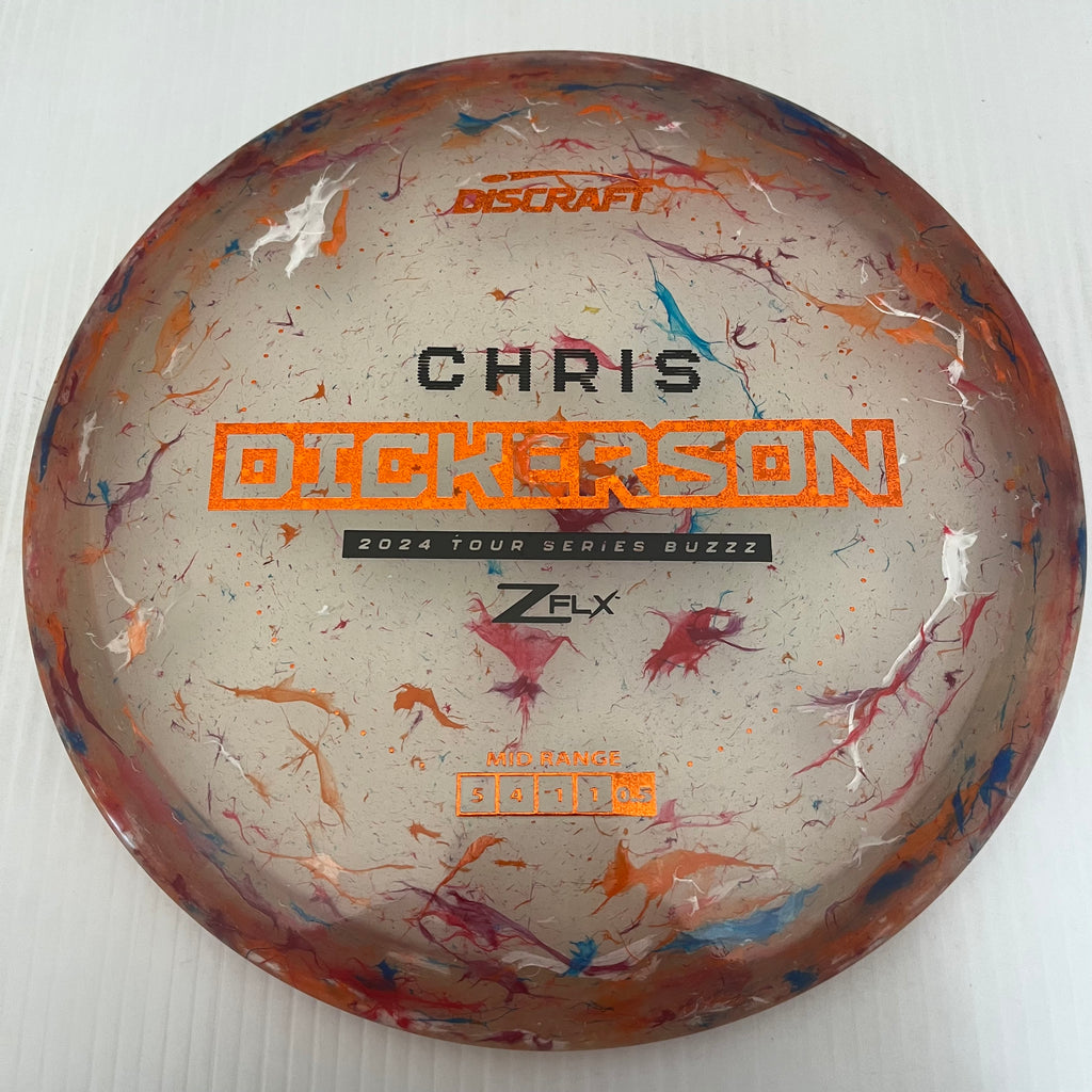Discraft 2024 Chris Dickerson Tour Series Jawbreaker Z FLX Buzzz 5/4/-1/1