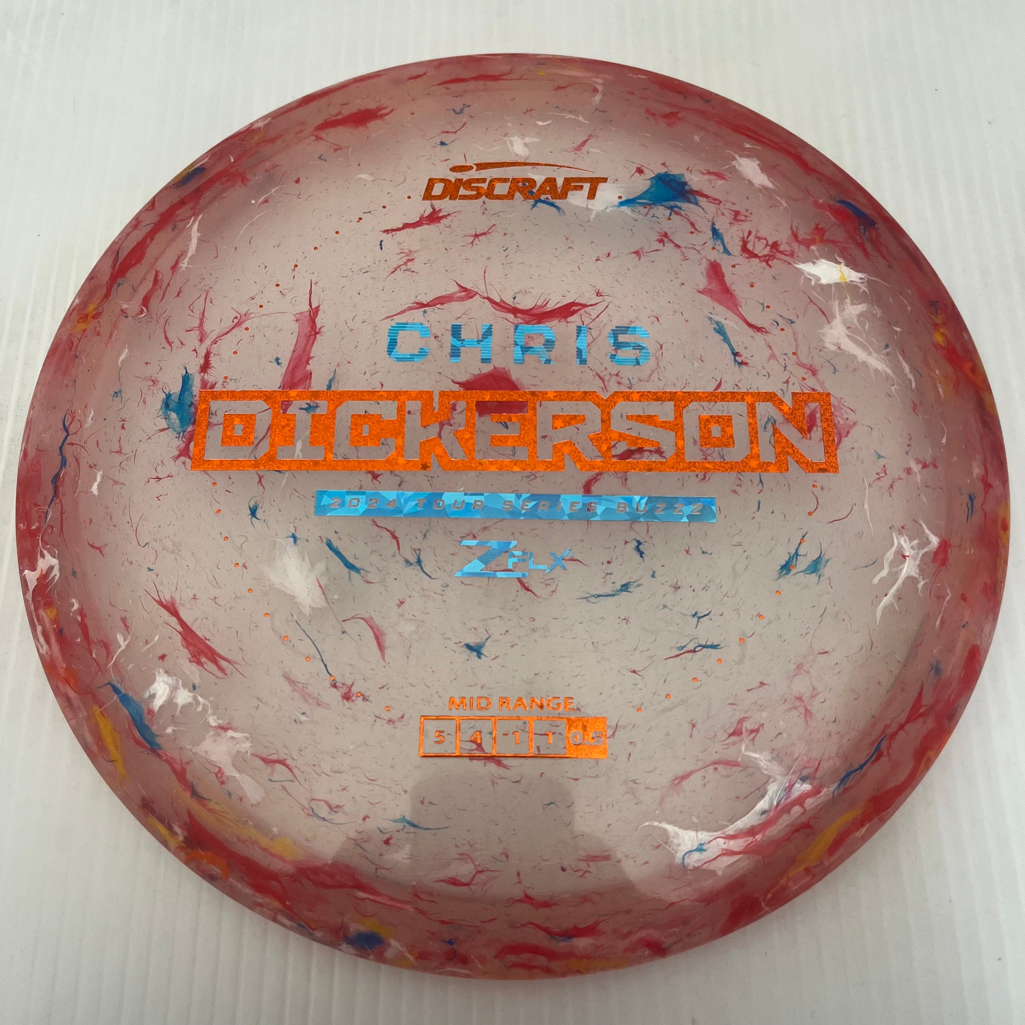 Discraft 2024 Chris Dickerson Tour Series Jawbreaker Z FLX Buzzz 5/4/-1/1