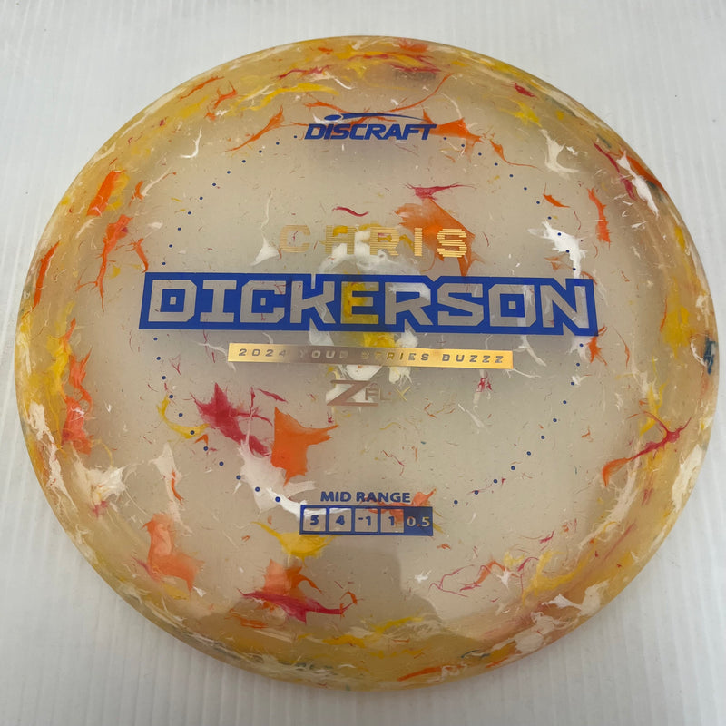 Discraft 2024 Chris Dickerson Tour Series Jawbreaker Z FLX Buzzz 5/4/-1/1