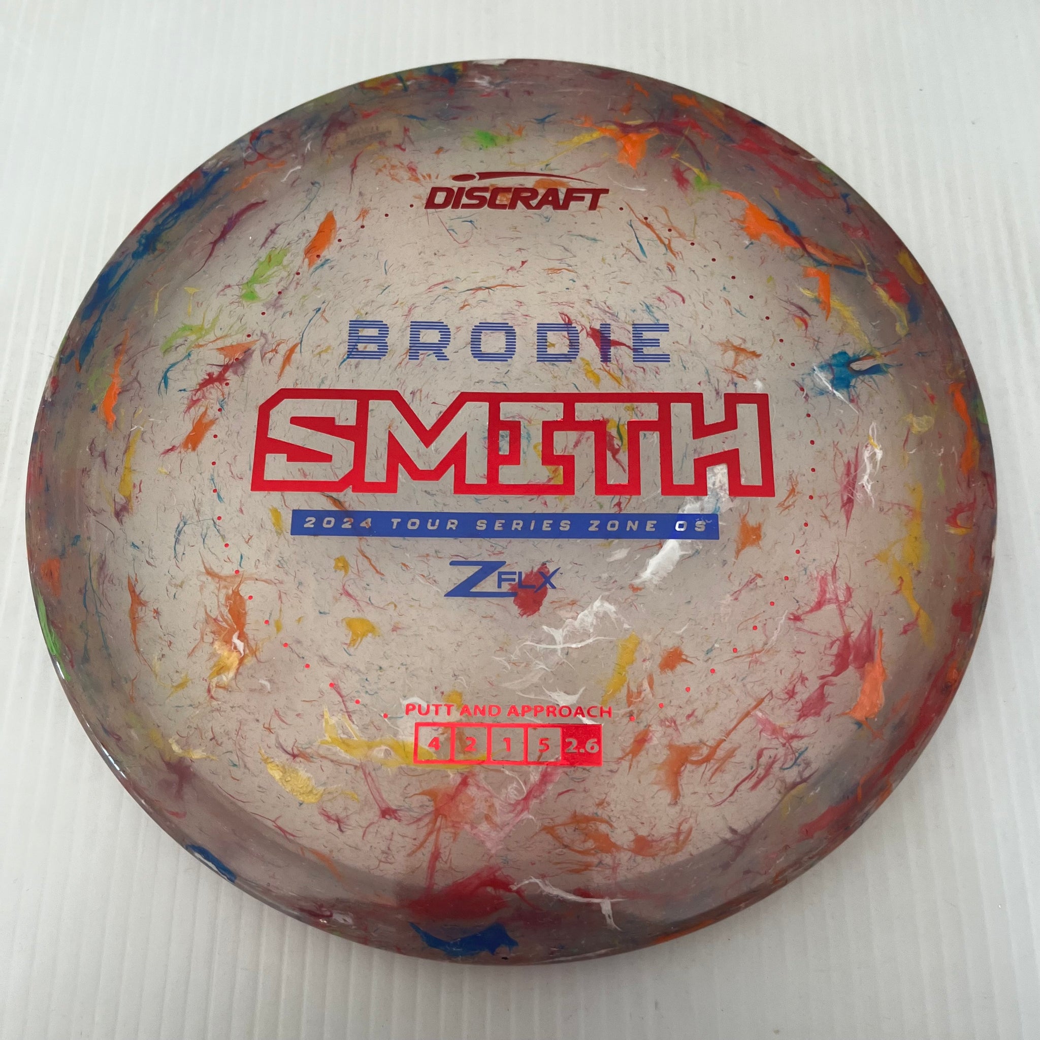 Discraft 2024 Brodie Smith Tour Series Jawbreaker Z FLX Zone OS 4/2/1/5