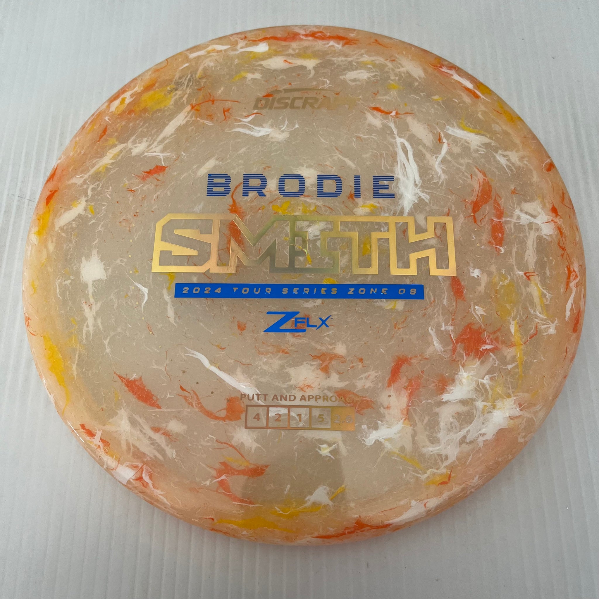 Discraft 2024 Brodie Smith Tour Series Jawbreaker Z FLX Zone OS 4/2/1/5