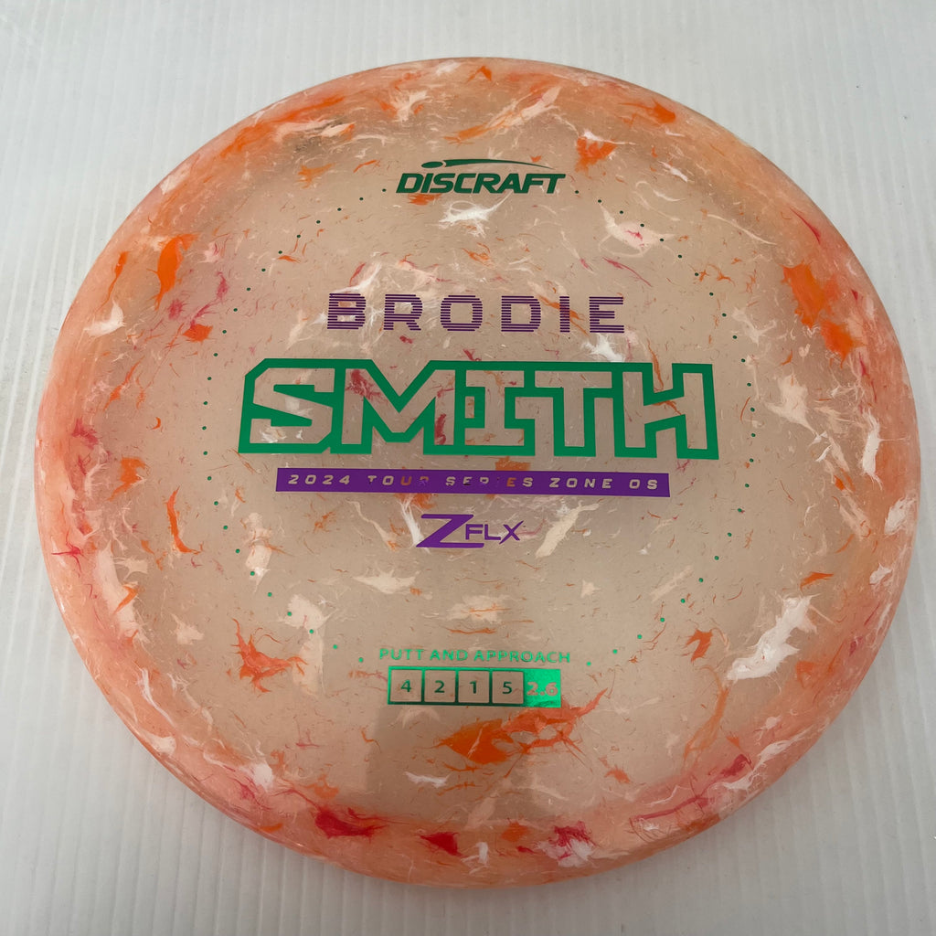 Discraft 2024 Brodie Smith Tour Series Jawbreaker Z FLX Zone OS 4/2/1/5
