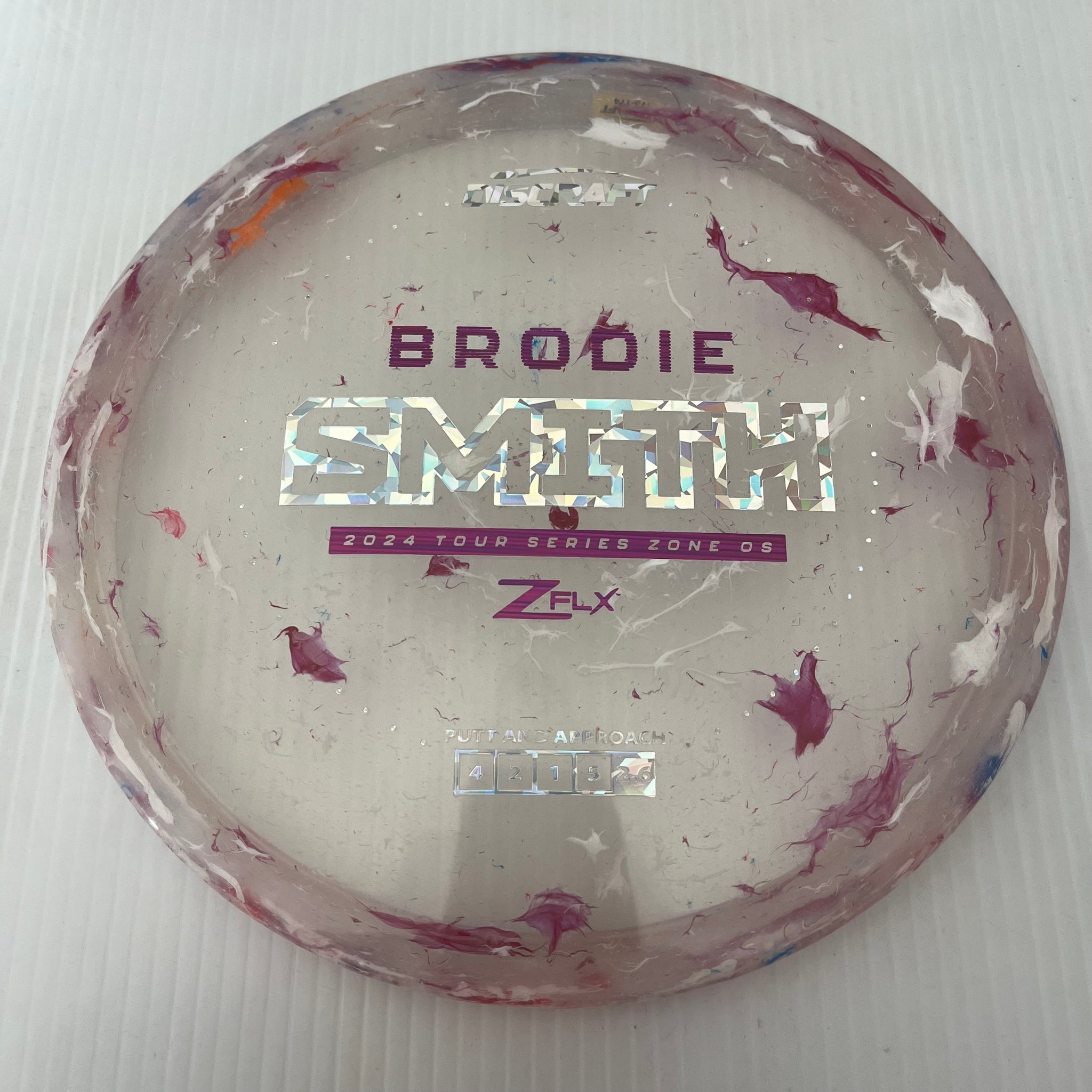 Discraft 2024 Brodie Smith Tour Series Jawbreaker Z FLX Zone OS 4/2/1/5