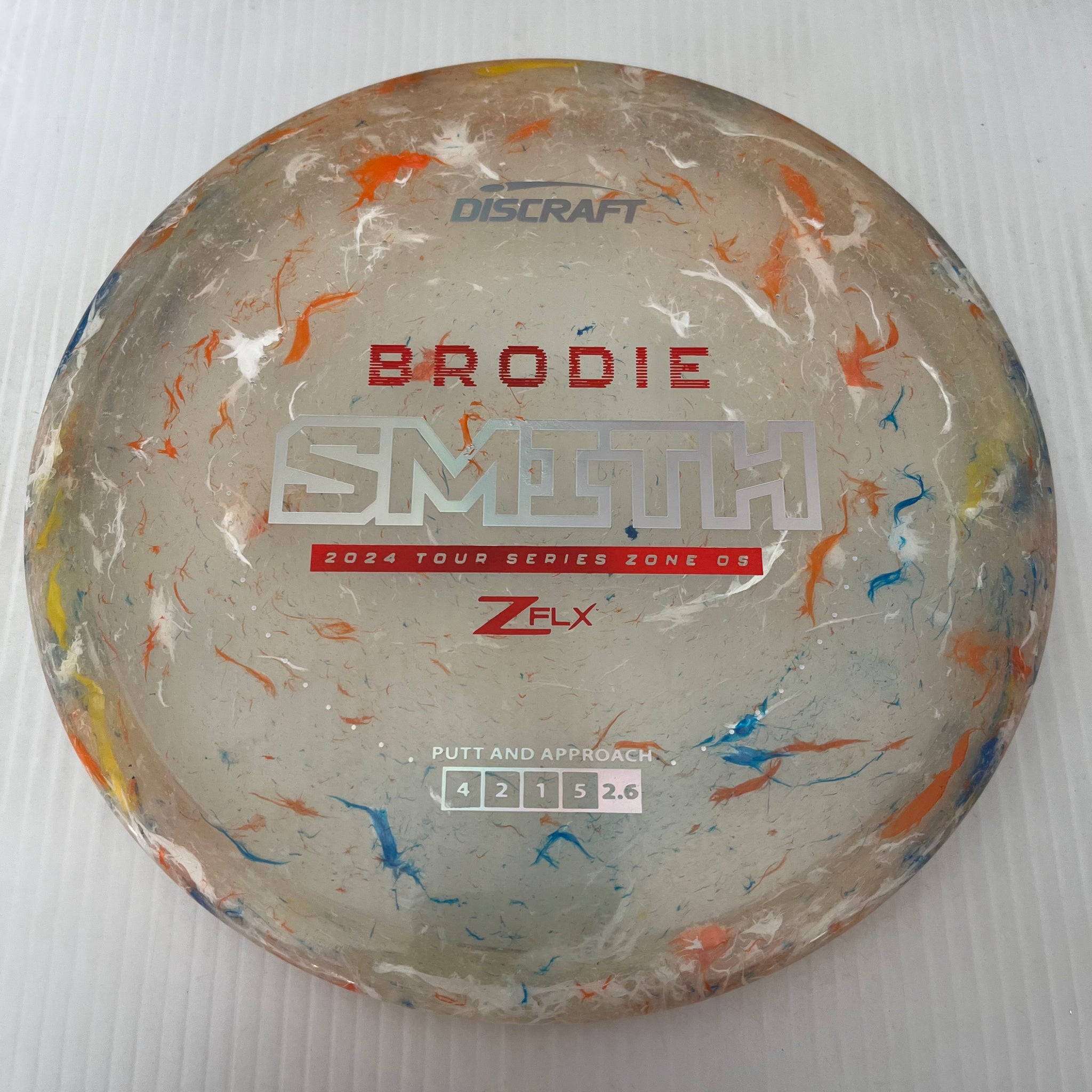 Discraft 2024 Brodie Smith Tour Series Jawbreaker Z FLX Zone OS 4/2/1/5
