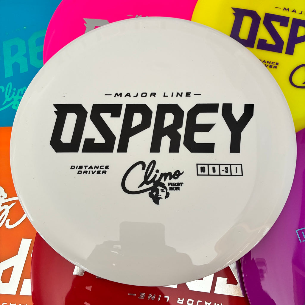 Climo Disc Golf First Run Major Line Osprey 10/6/-3/1