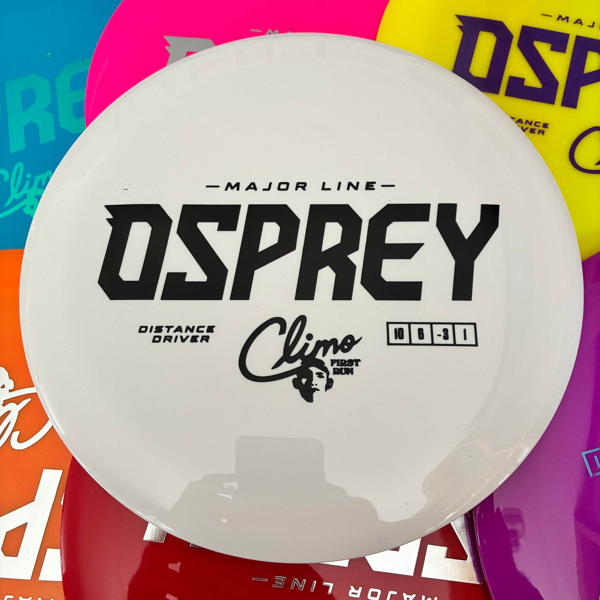 Climo Disc Golf First Run Major Line Osprey 10/6/-3/1