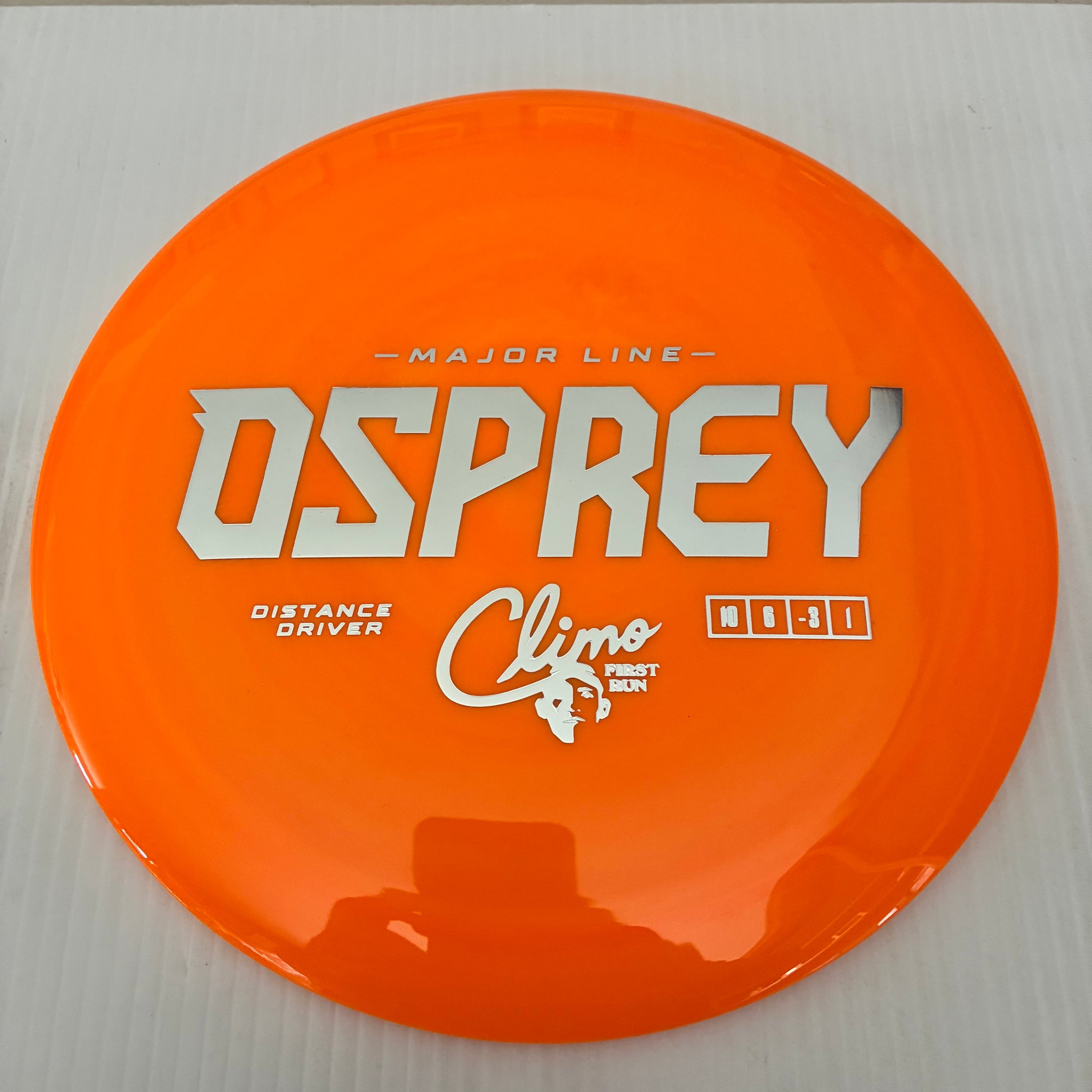 Climo Disc Golf First Run Major Line Osprey 10/6/-3/1