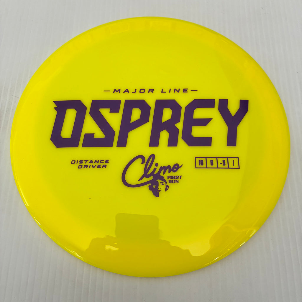 Climo Disc Golf First Run Major Line Osprey 10/6/-3/1
