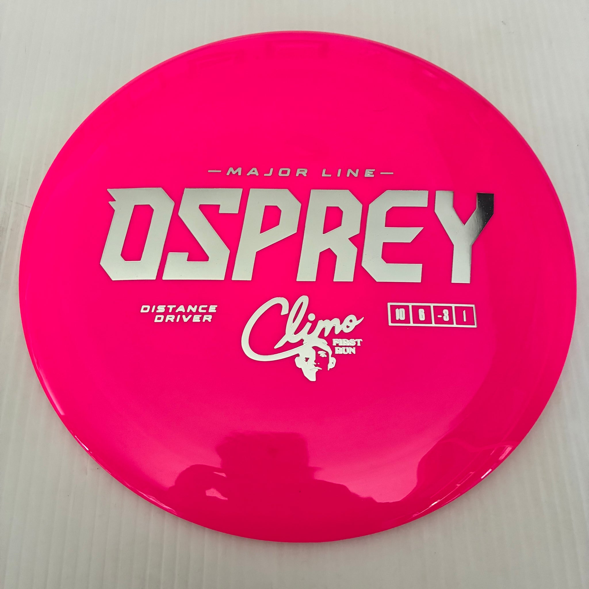 Climo Disc Golf First Run Major Line Osprey 10/6/-3/1