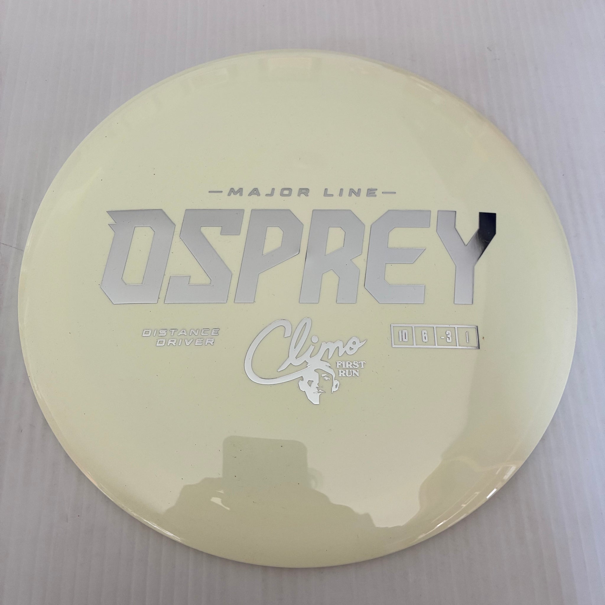 Climo Disc Golf First Run Major Line Osprey 10/6/-3/1