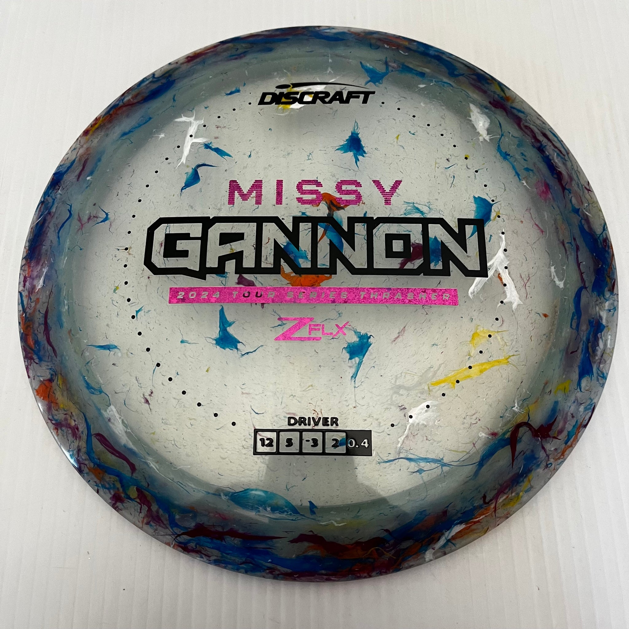 Discraft 2024 Missy Gannon Tour Series Jawbreaker Z FLX Thrasher 12/5/-3/2