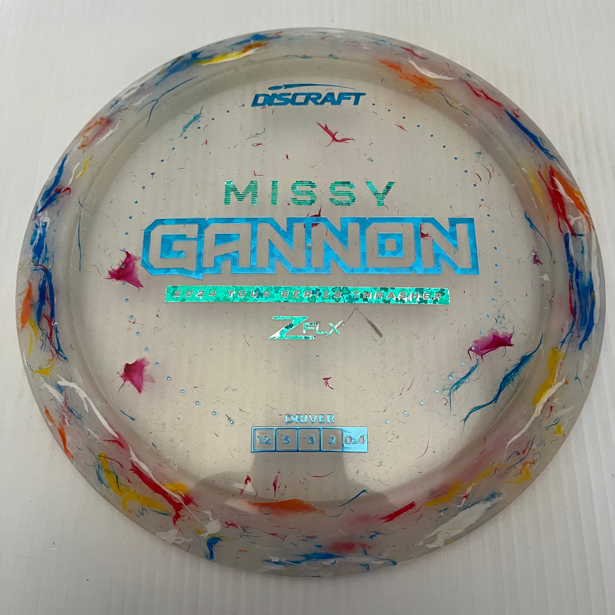 Discraft 2024 Missy Gannon Tour Series Jawbreaker Z FLX Thrasher 12/5/-3/2