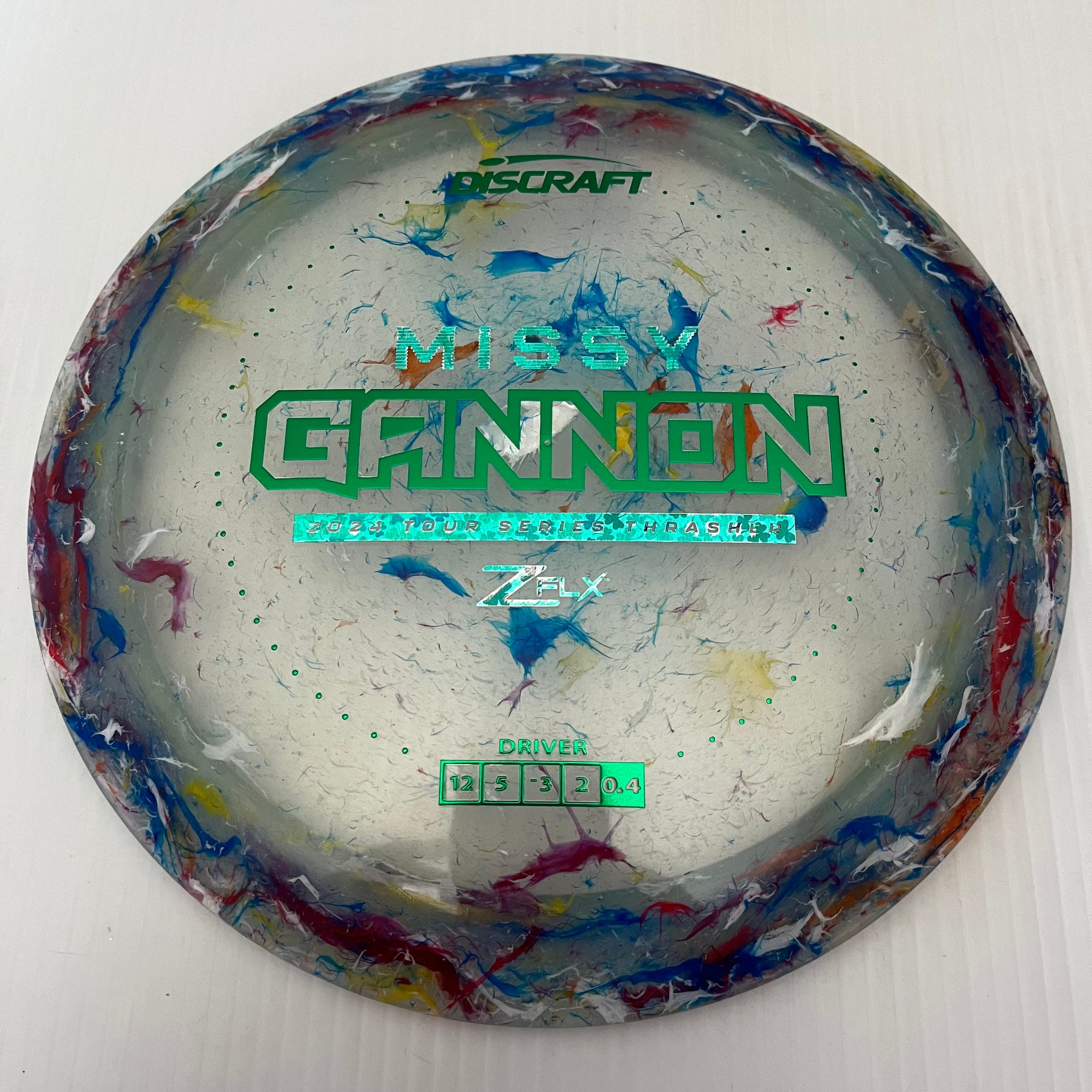Discraft 2024 Missy Gannon Tour Series Jawbreaker Z FLX Thrasher 12/5/-3/2