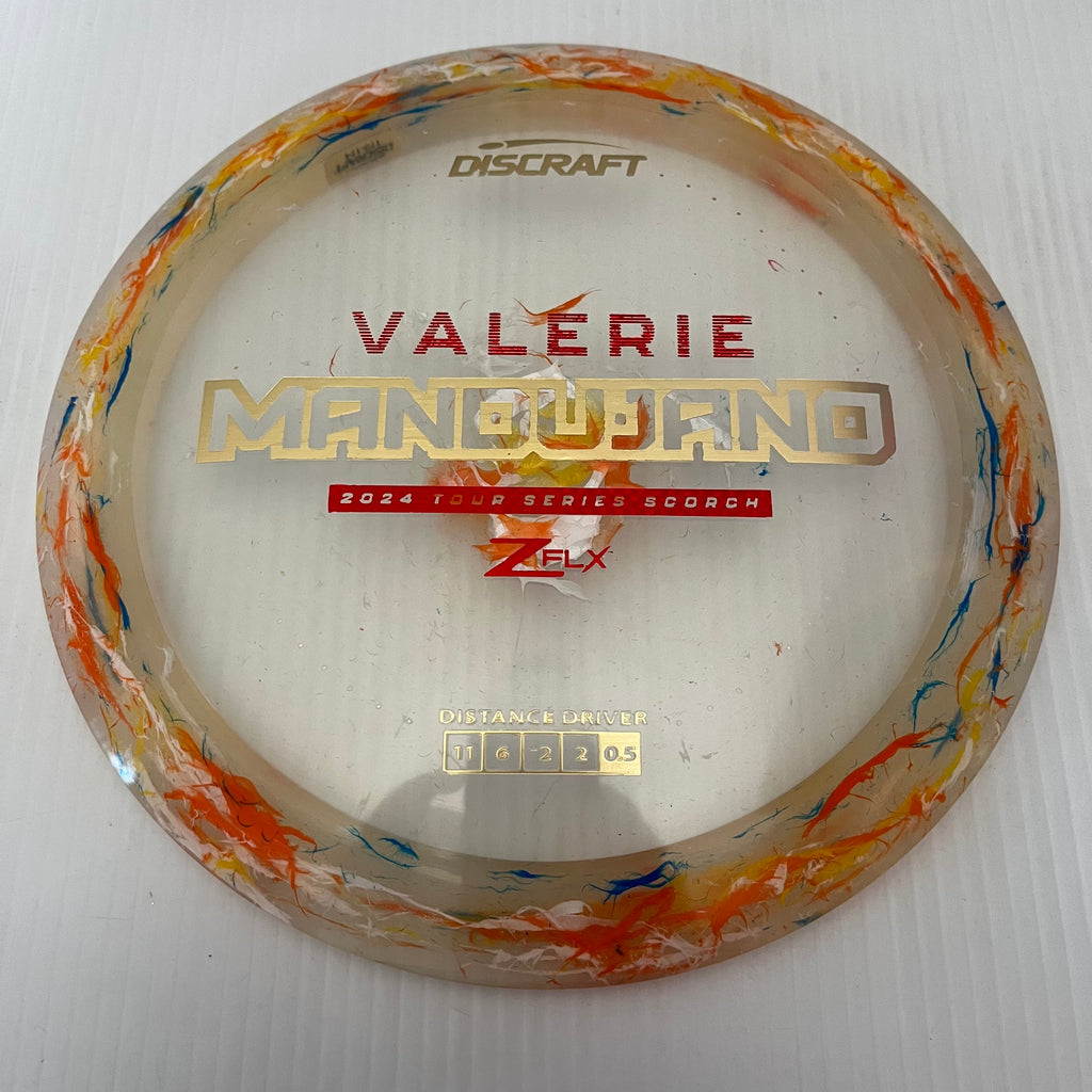 Discraft 2024 Valerie Mandujano Tour Series Jawbreaker Z FLX Scorch 11/6/-2/-2
