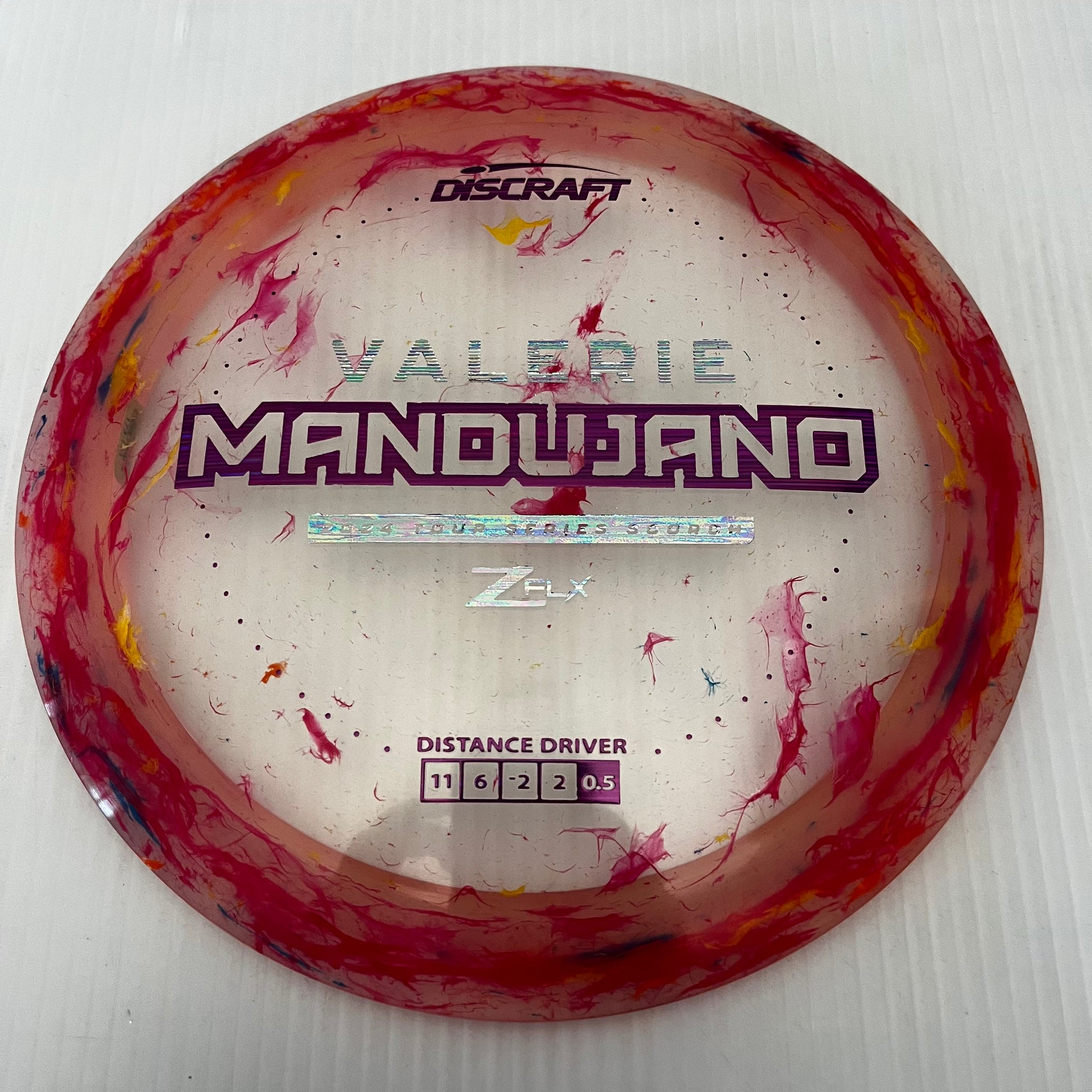 Discraft 2024 Valerie Mandujano Tour Series Jawbreaker Z FLX Scorch 11/6/-2/-2