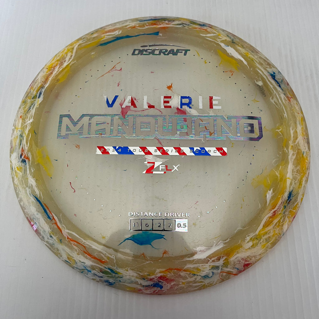 Discraft 2024 Valerie Mandujano Tour Series Jawbreaker Z FLX Scorch 11/6/-2/-2