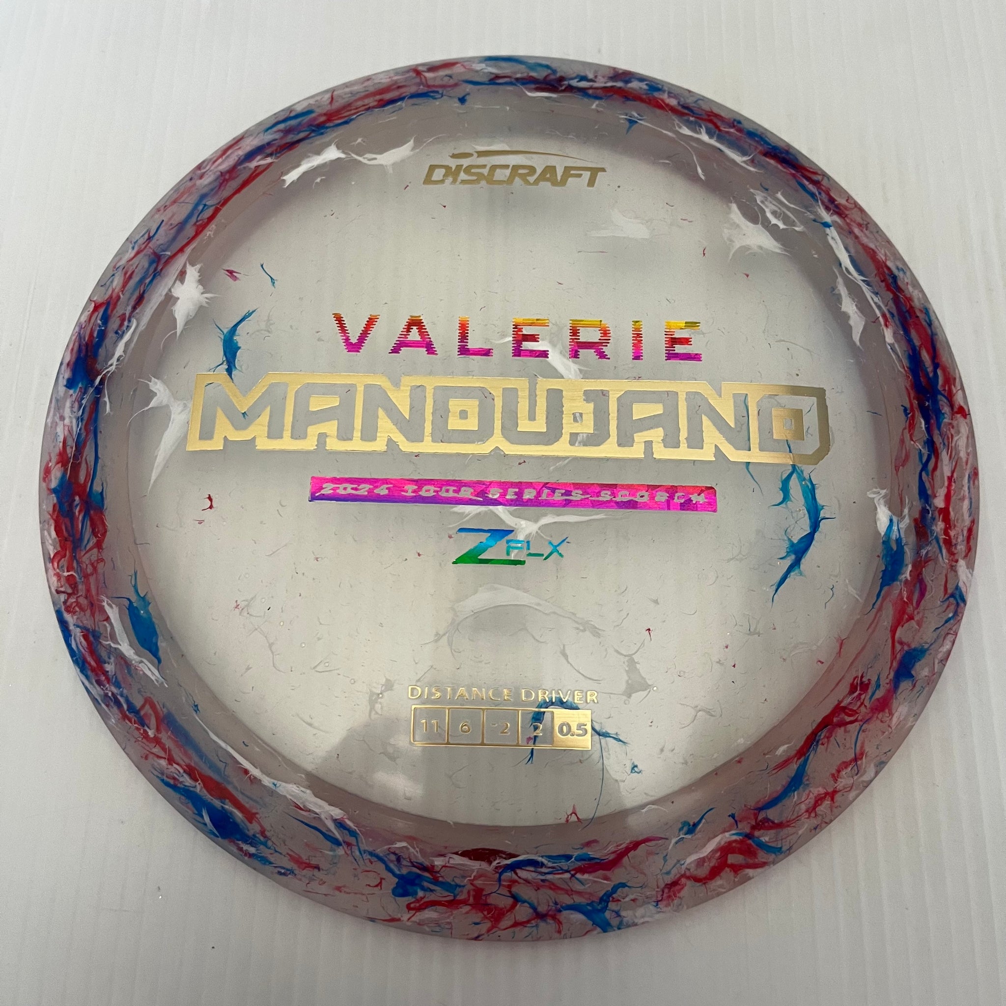 Discraft 2024 Valerie Mandujano Tour Series Jawbreaker Z FLX Scorch 11/6/-2/-2