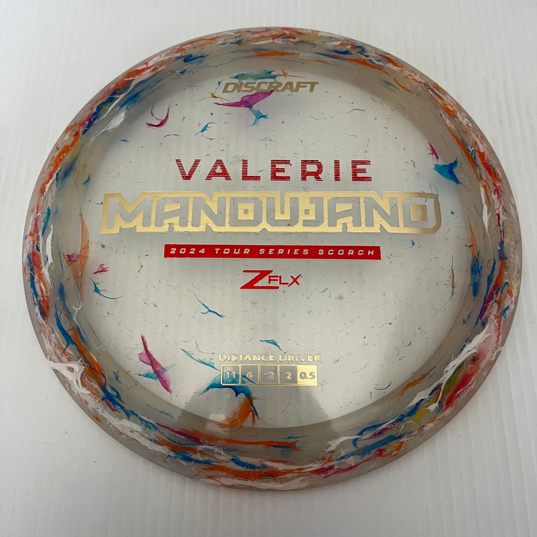 Discraft 2024 Valerie Mandujano Tour Series Jawbreaker Z FLX Scorch 11/6/-2/-2