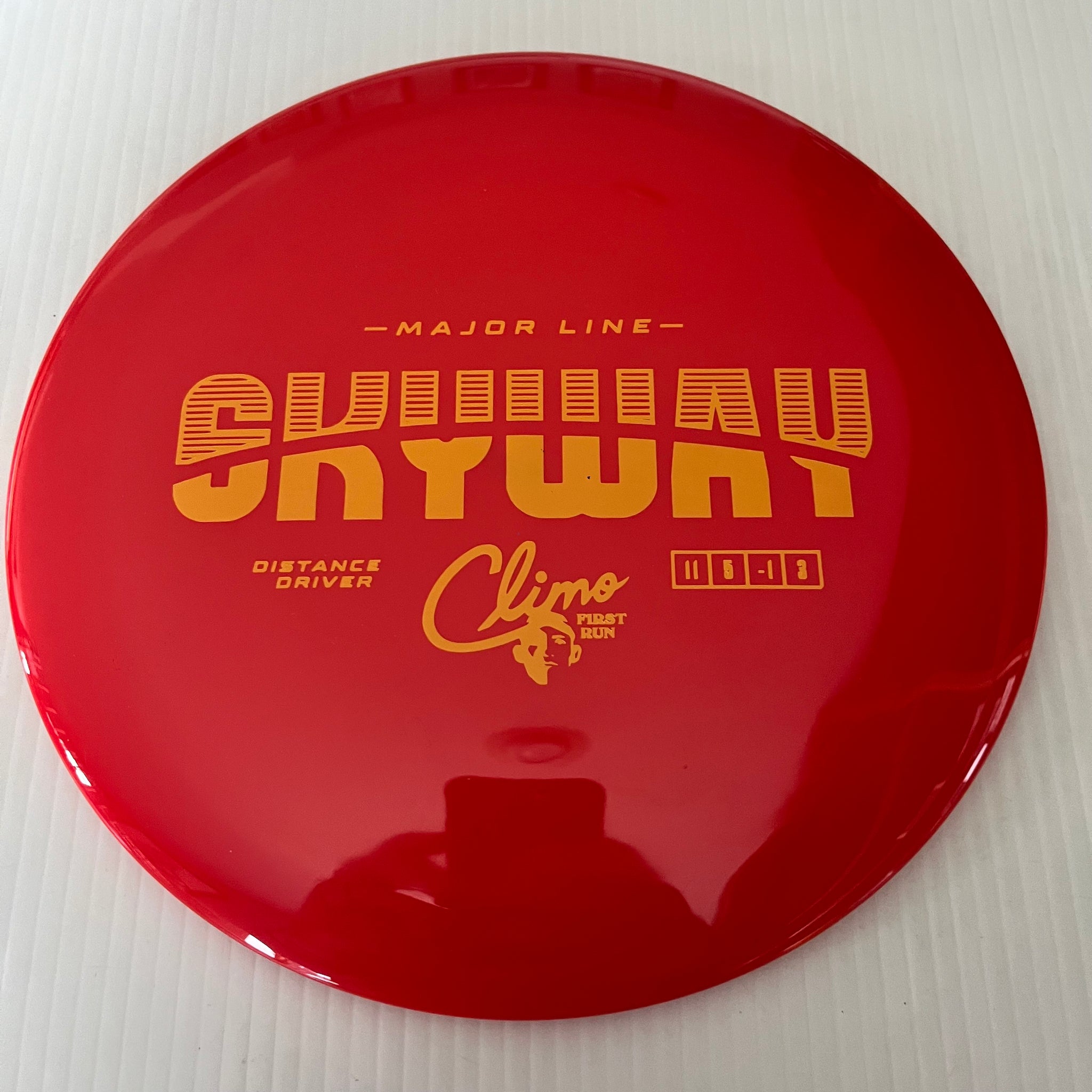 Climo Disc Golf First Run Major Line Skyway 11/5/-1/3