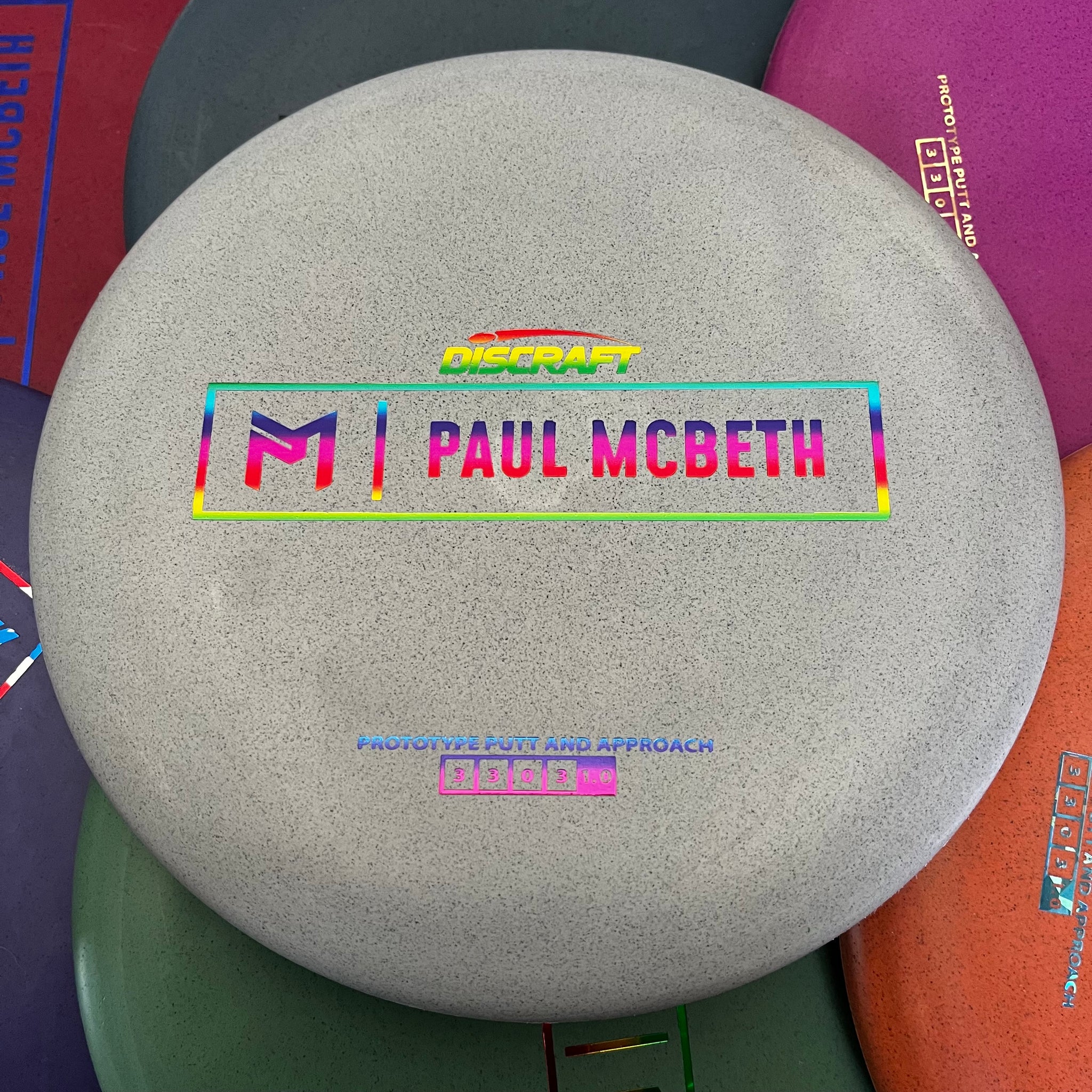 Discraft Paul McBeth Prototype Rubber Blend Kratos 3/3/0/3 (2)