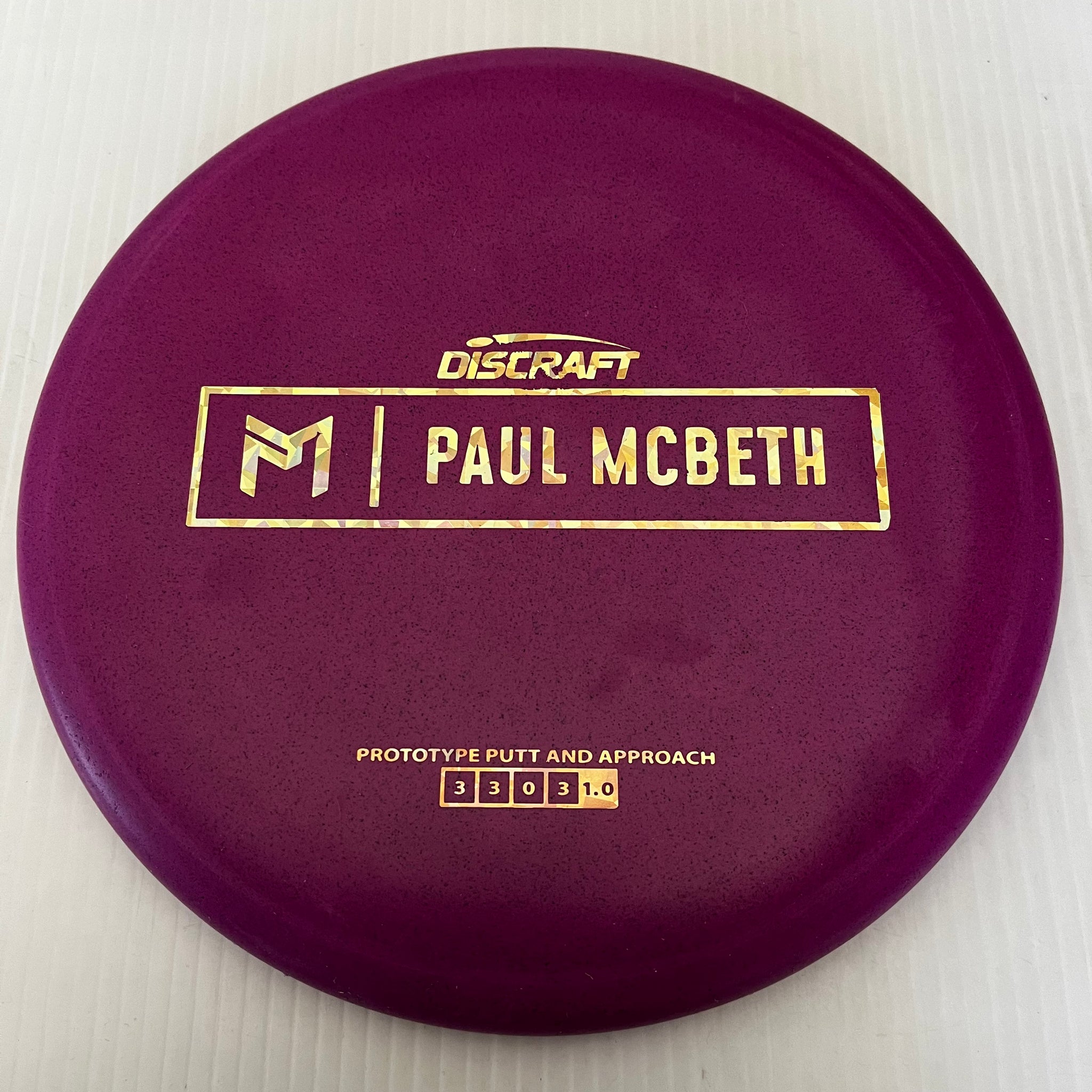 Discraft Paul McBeth Prototype Rubber Blend Kratos 3/3/0/3 (2)