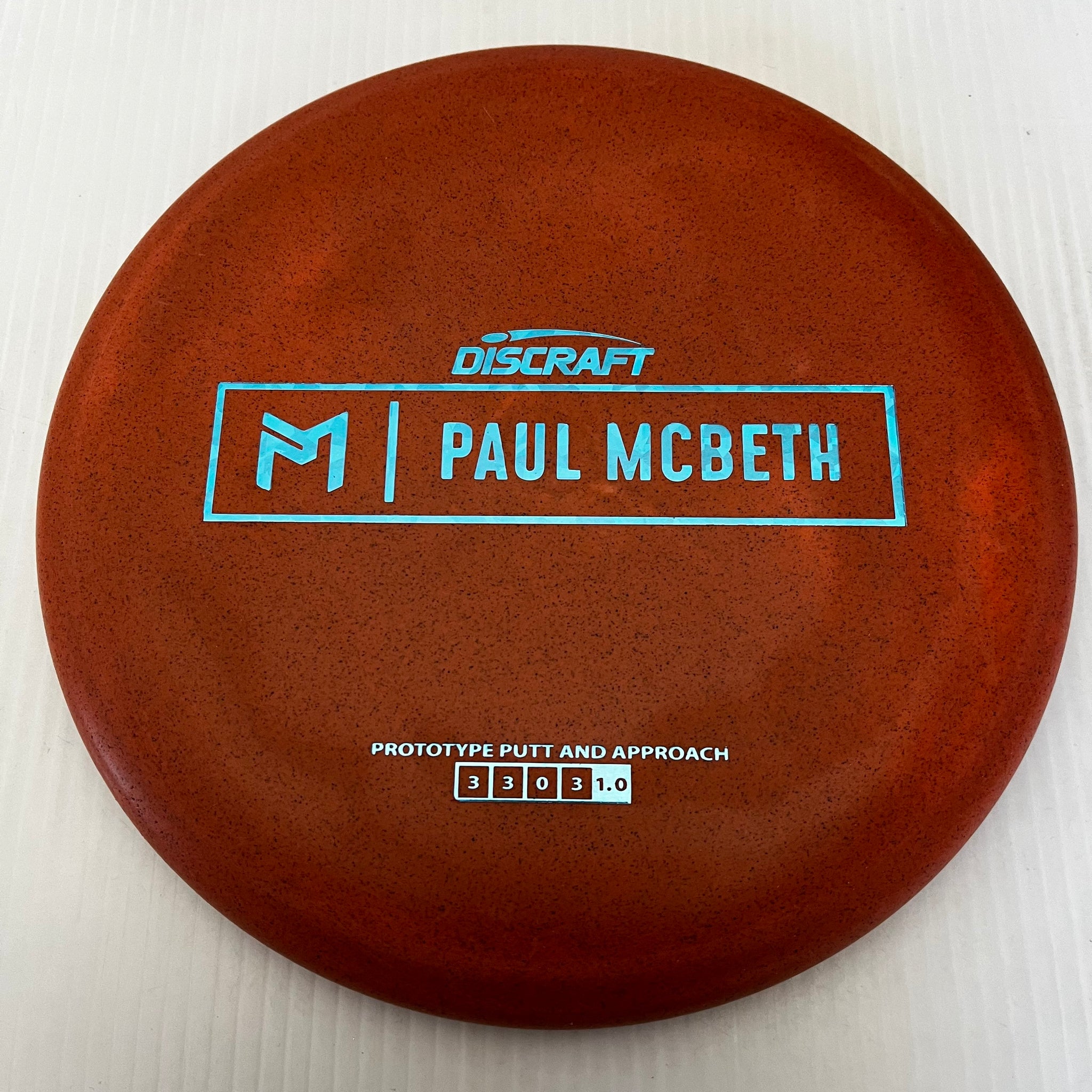 Discraft Paul McBeth Prototype Rubber Blend Kratos 3/3/0/3 (2)