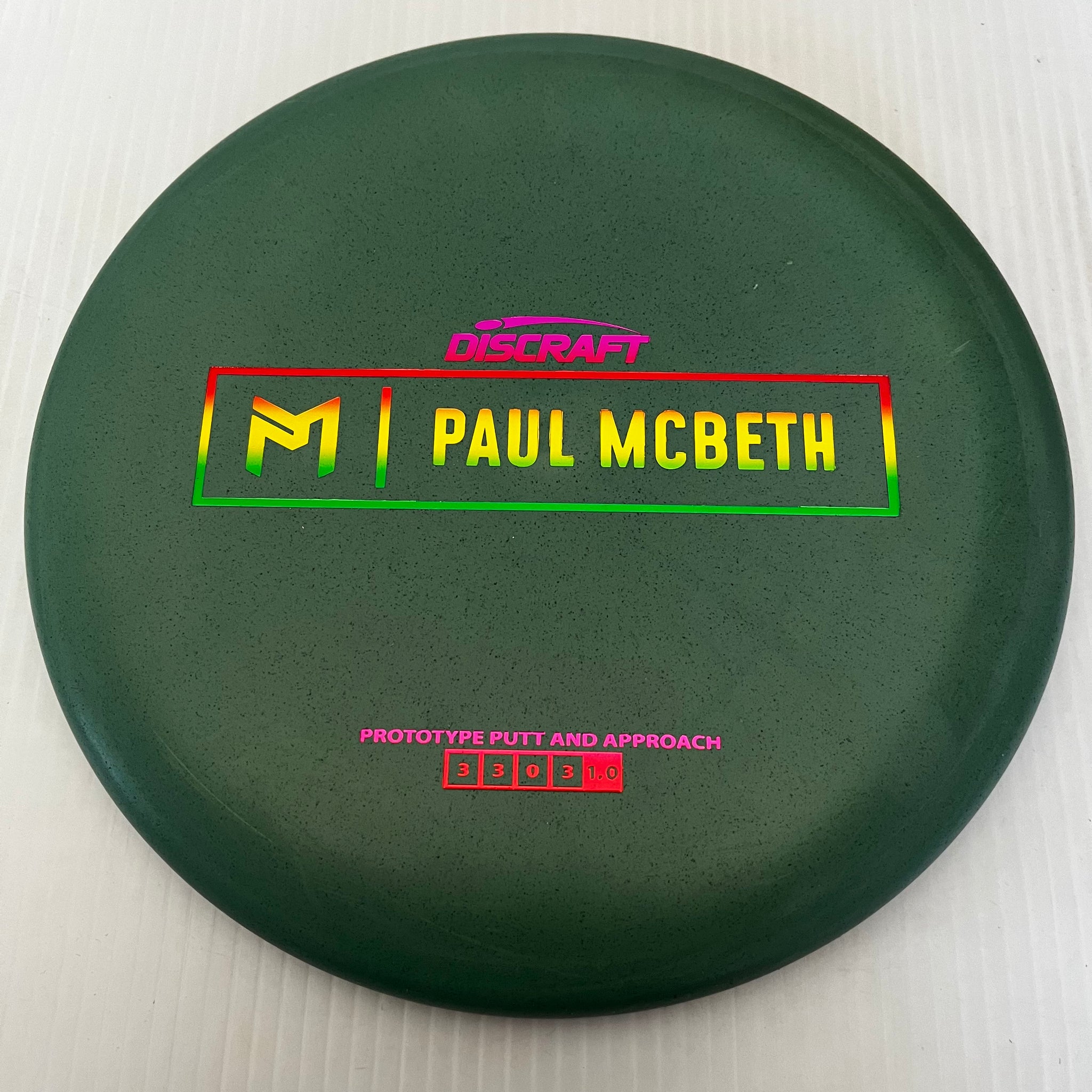 Discraft Paul McBeth Prototype Rubber Blend Kratos 3/3/0/3 (2)