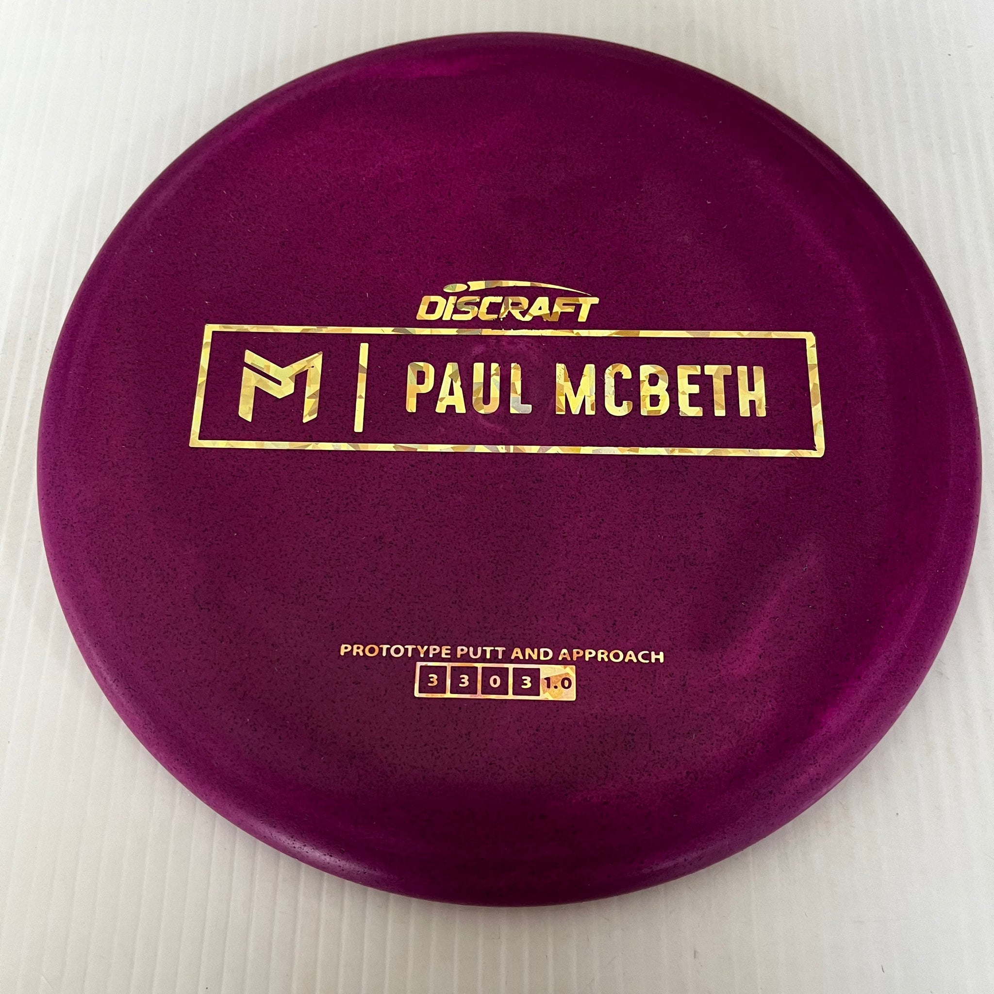 Discraft Paul McBeth Prototype Rubber Blend Kratos 3/3/0/3 (1)