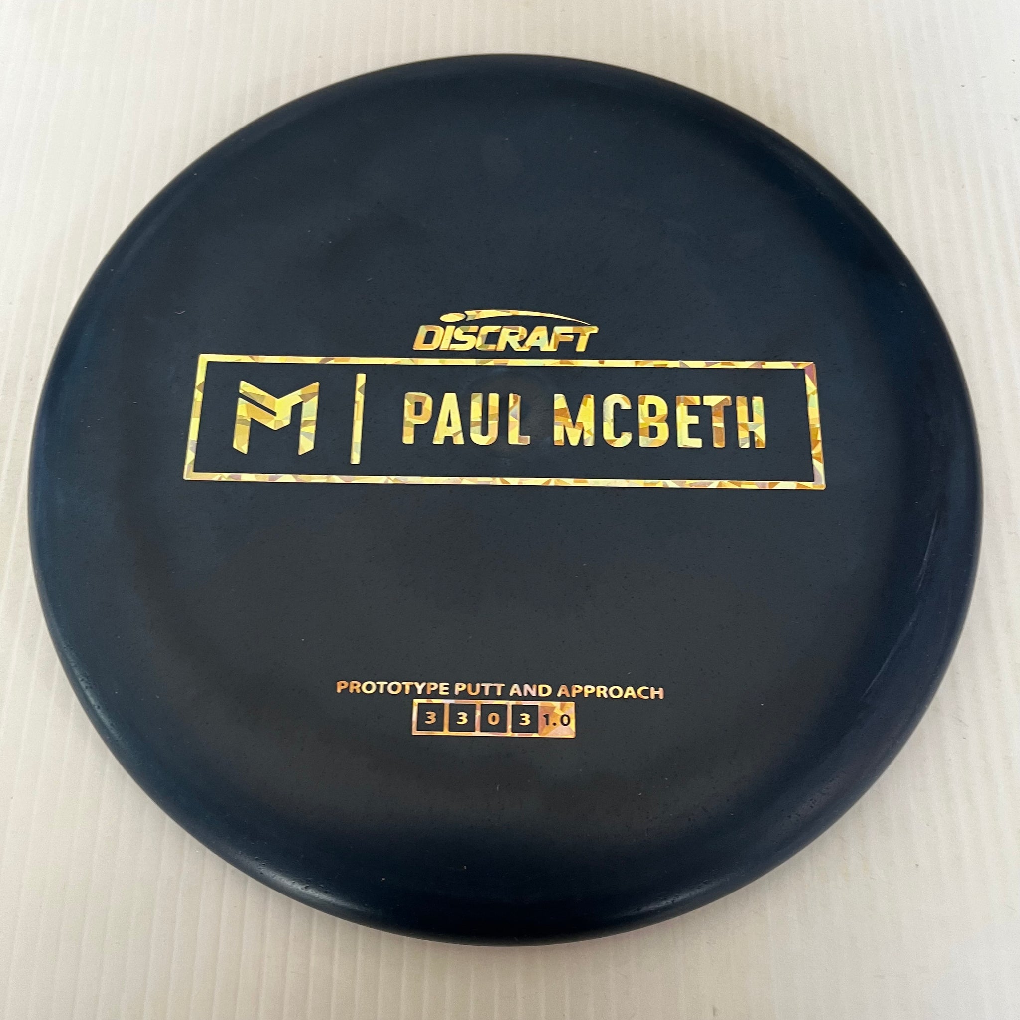 Discraft Paul McBeth Prototype Rubber Blend Kratos 3/3/0/3 (1)