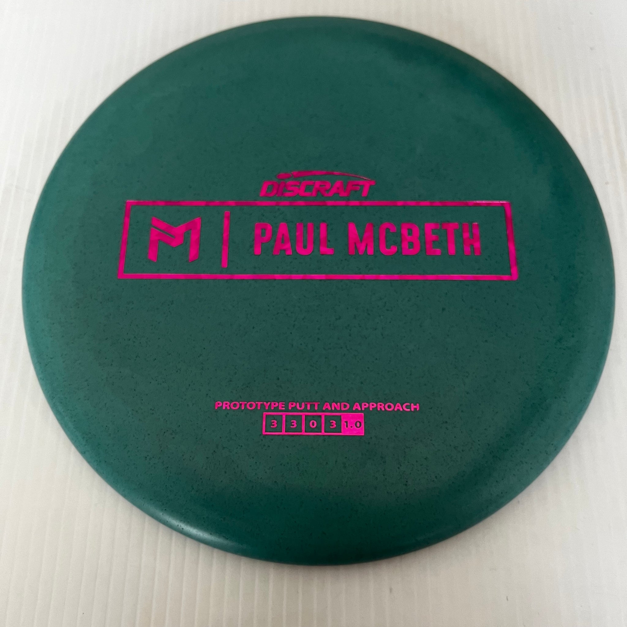 Discraft Paul McBeth Prototype Rubber Blend Kratos 3/3/0/3 (1)
