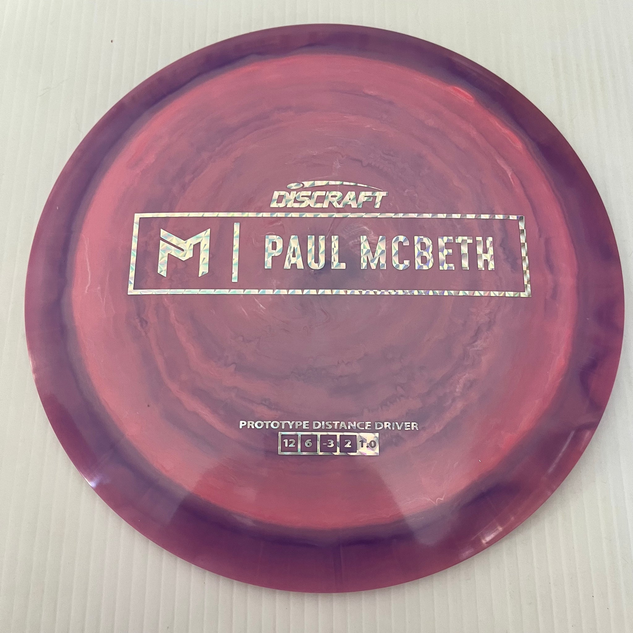 Discraft Paul McBeth Prototype Swirly ESP Hades 12/6/-3/2