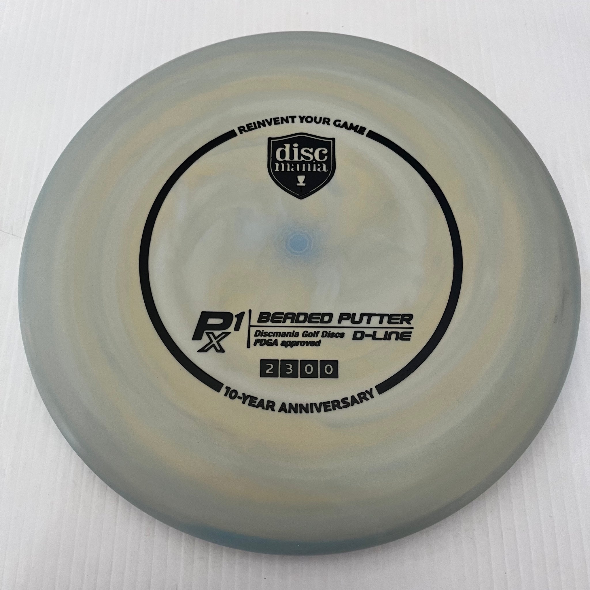 Discmania Special Edition 10th Anniversary Flex 2 Swirl D-Line P1x 2/3/0/0
