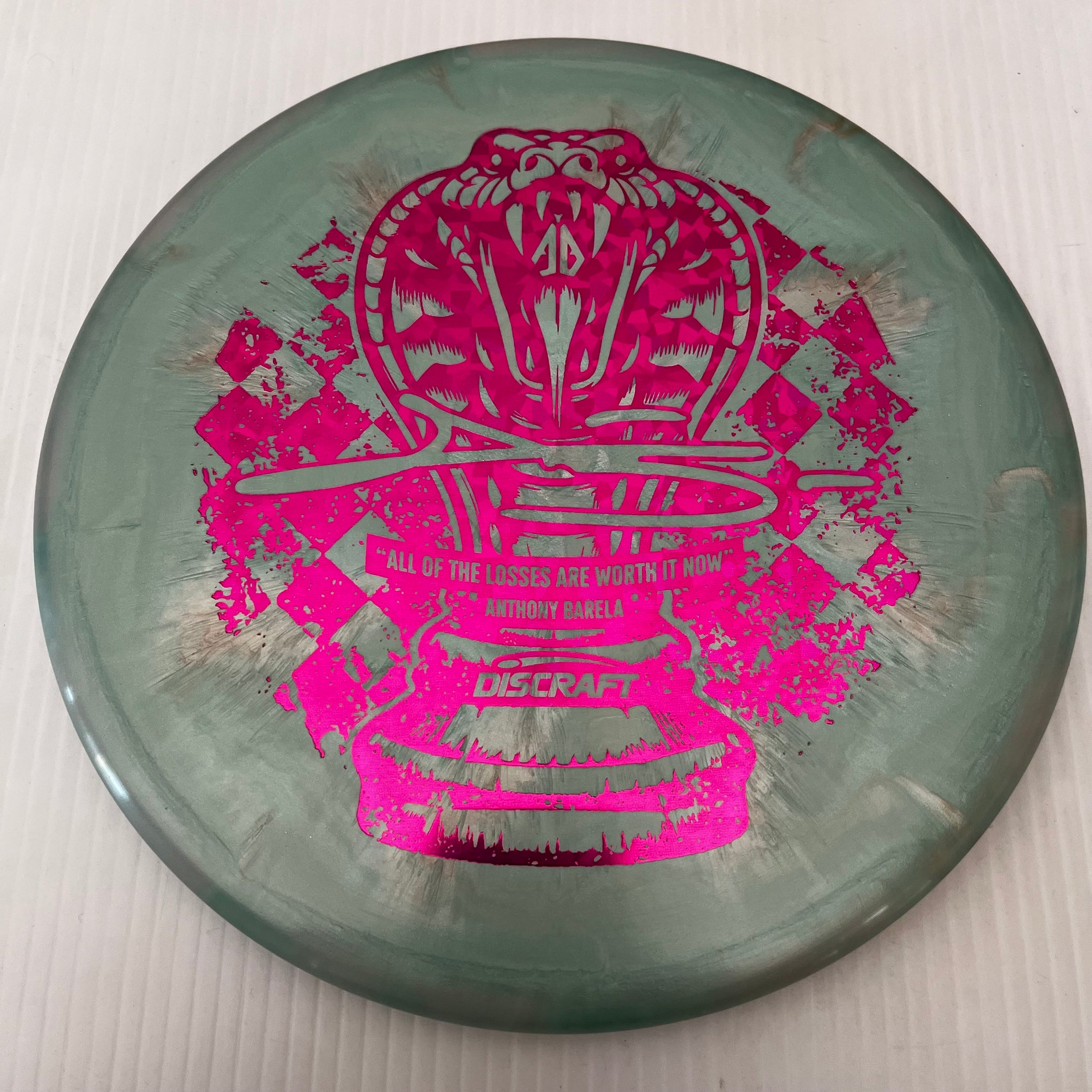 Discraft 2024 Anthony Barela Chess.com Champion Colorshift Ti Titanium Zone 4/3/0/3