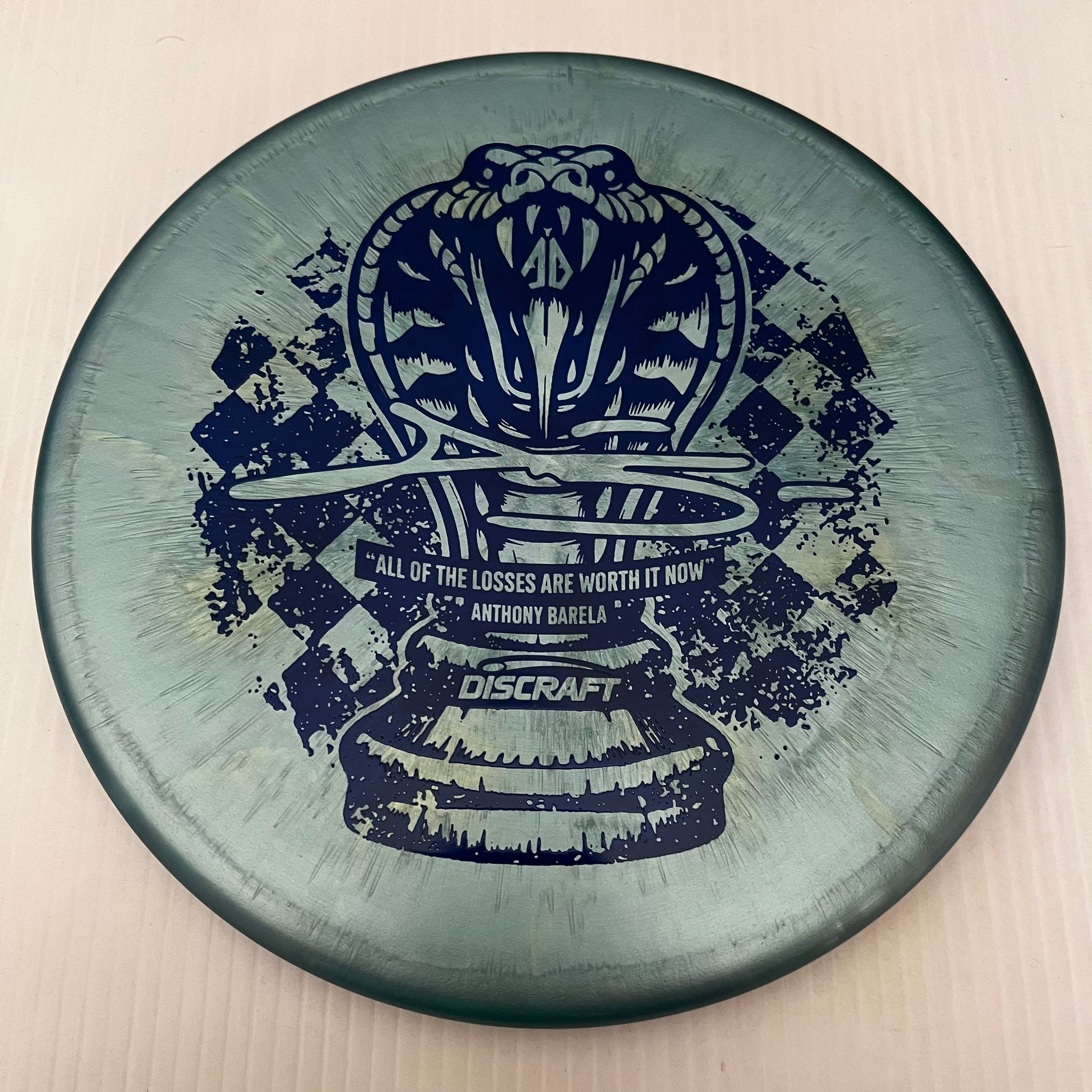 Discraft 2024 Anthony Barela Chess.com Champion Colorshift Ti Titanium Zone 4/3/0/3