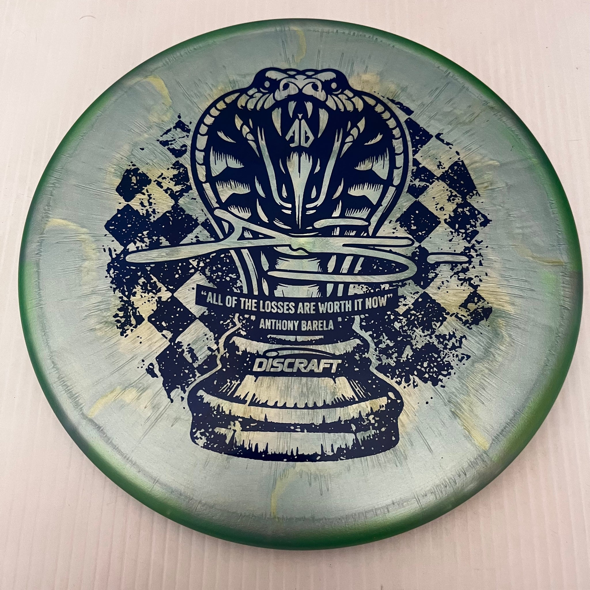 Discraft 2024 Anthony Barela Chess.com Champion Colorshift Ti Titanium Zone 4/3/0/3