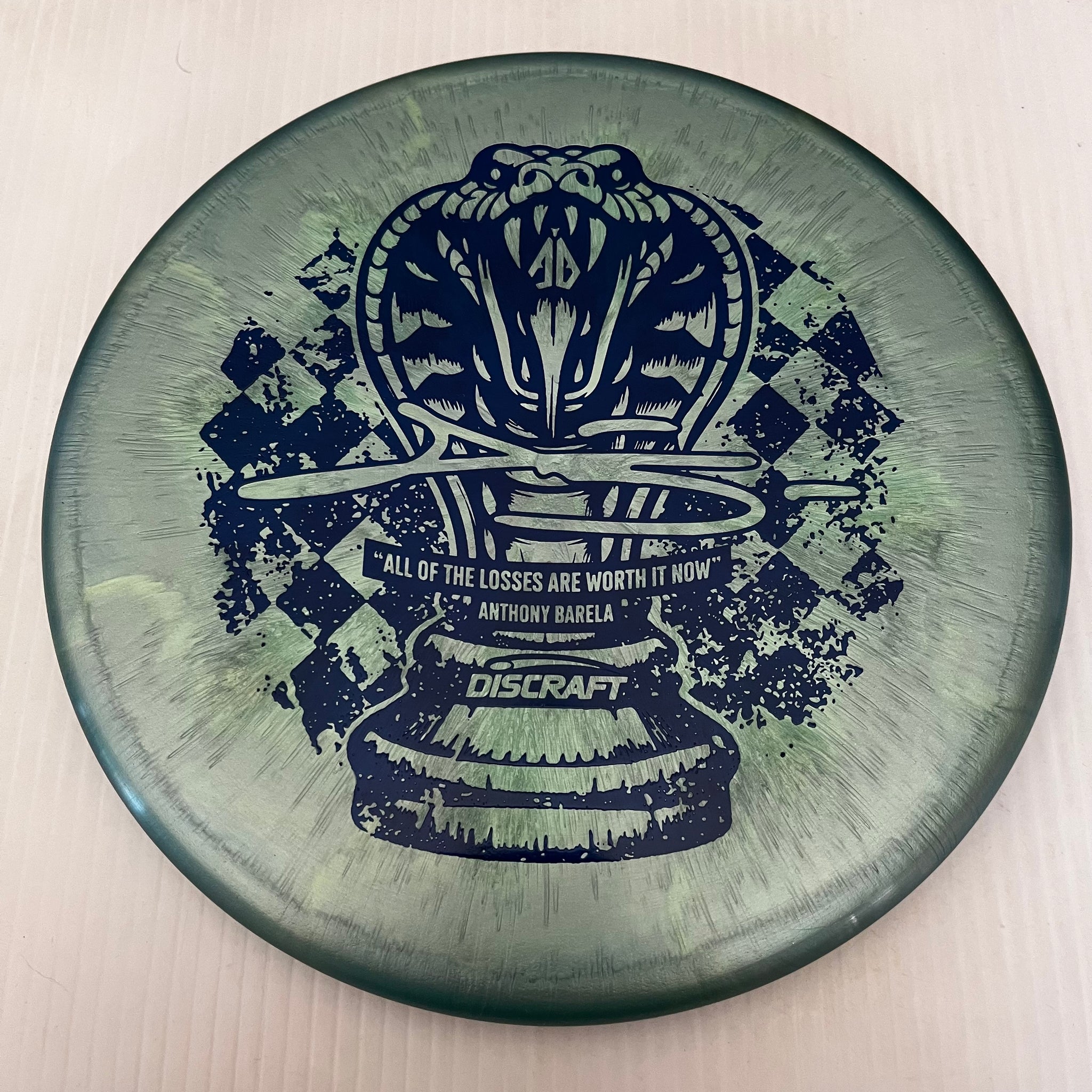 Discraft 2024 Anthony Barela Chess.com Champion Colorshift Ti Titanium Zone 4/3/0/3