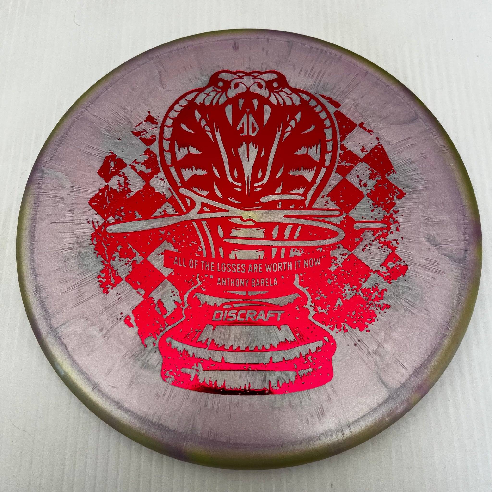 Discraft 2024 Anthony Barela Chess.com Champion Colorshift Ti Titanium Zone 4/3/0/3
