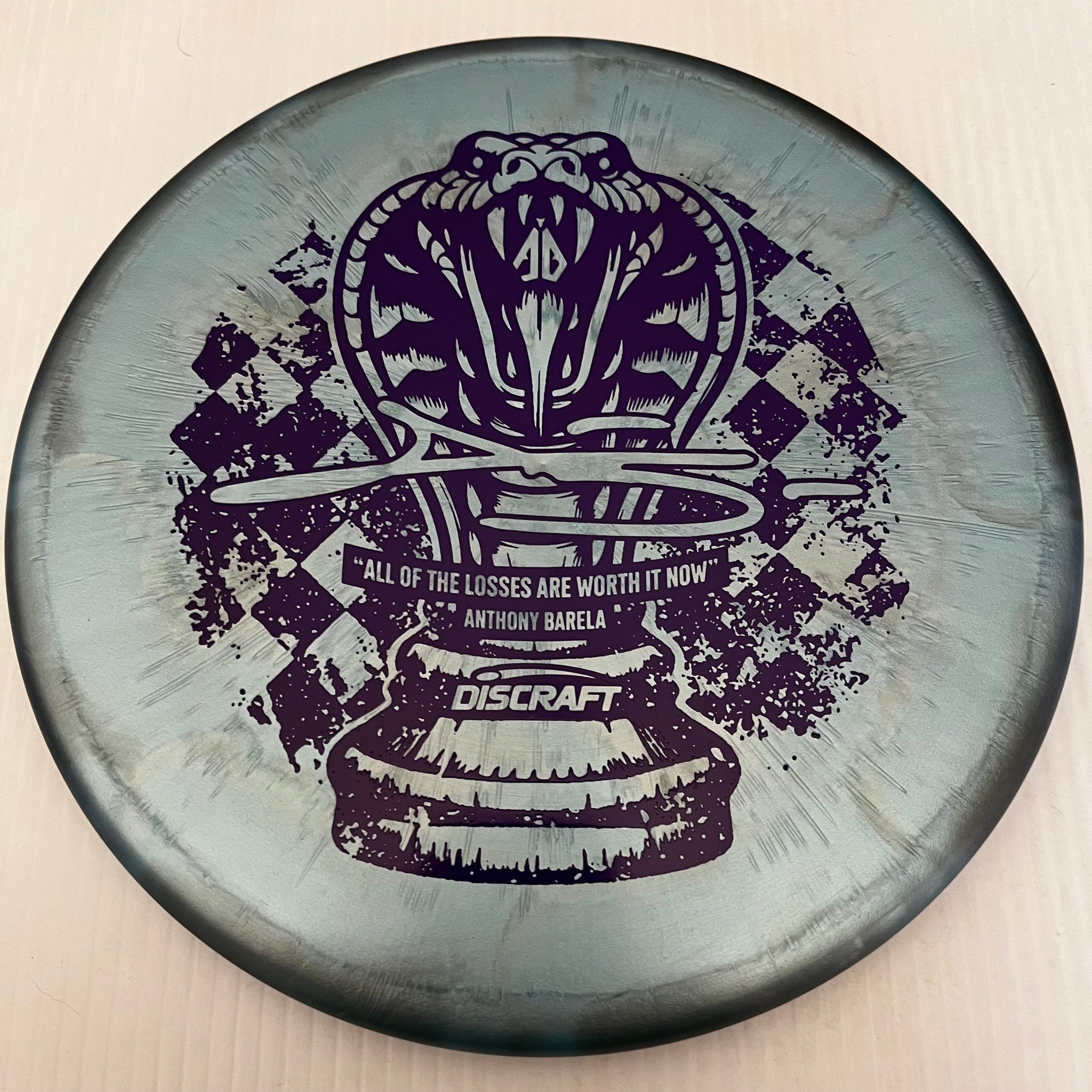 Discraft 2024 Anthony Barela Chess.com Champion Colorshift Ti Titanium Zone 4/3/0/3