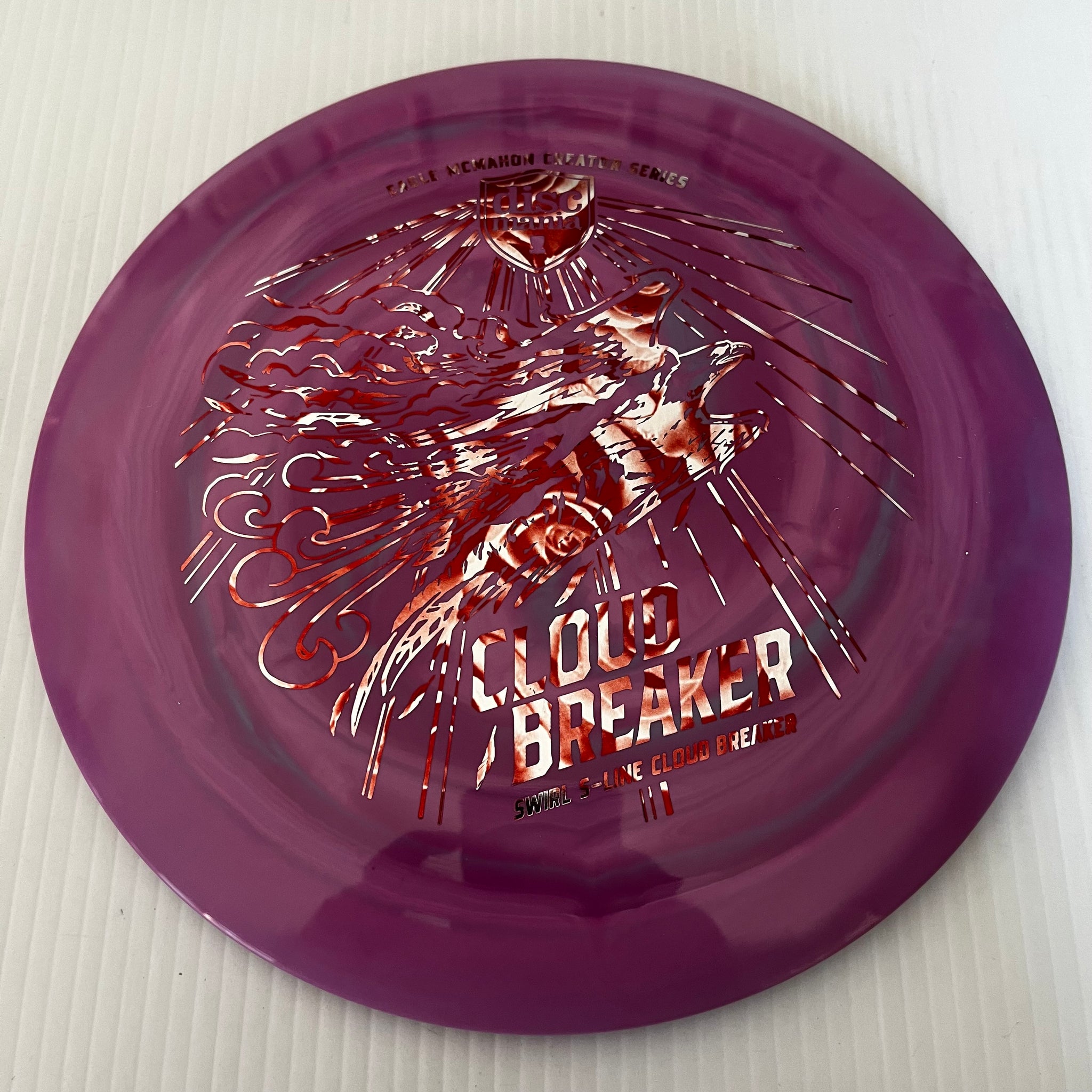 Discmania Final Run Eagle McMahon Creator Series Swirl S-Line Cloud Breaker 12/5/-1/3